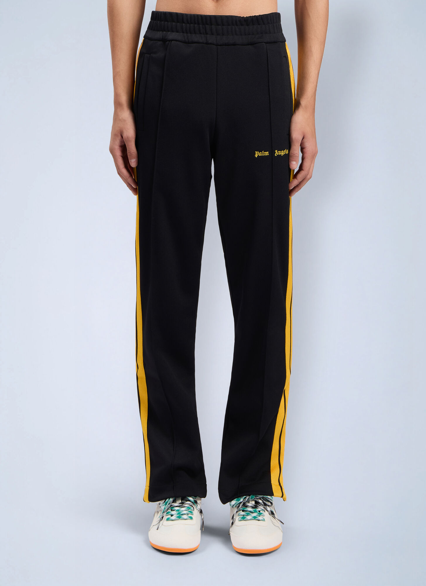 Palm Angels Men's Black Classic Logo Track Pants - Man Track Pants Xs