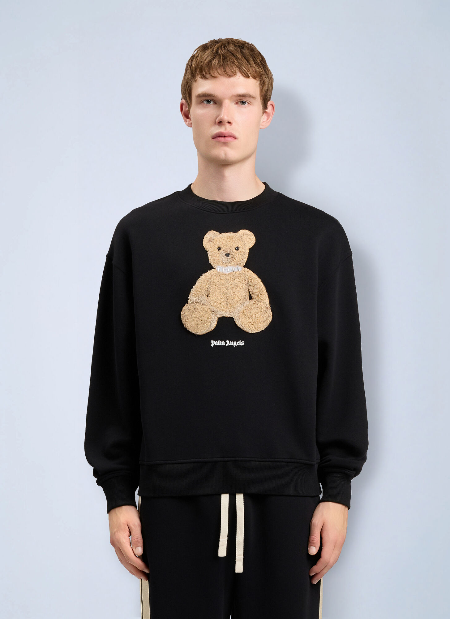 Palm Angels Bear Sweatshirt - Man Sweatshirts Black L　パーム・エンジェルス ベア スウェットシャツ - マン スウェットシャツ ブラック L Palm