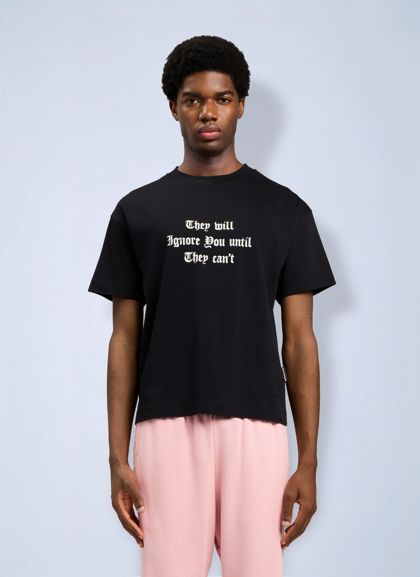 Palm Angels Statement T-shirt - Man T-shirts Black Xl　パーム・エンジェルス ステートメント T シャツ - 男性 T シャツ ブラック XL Palm