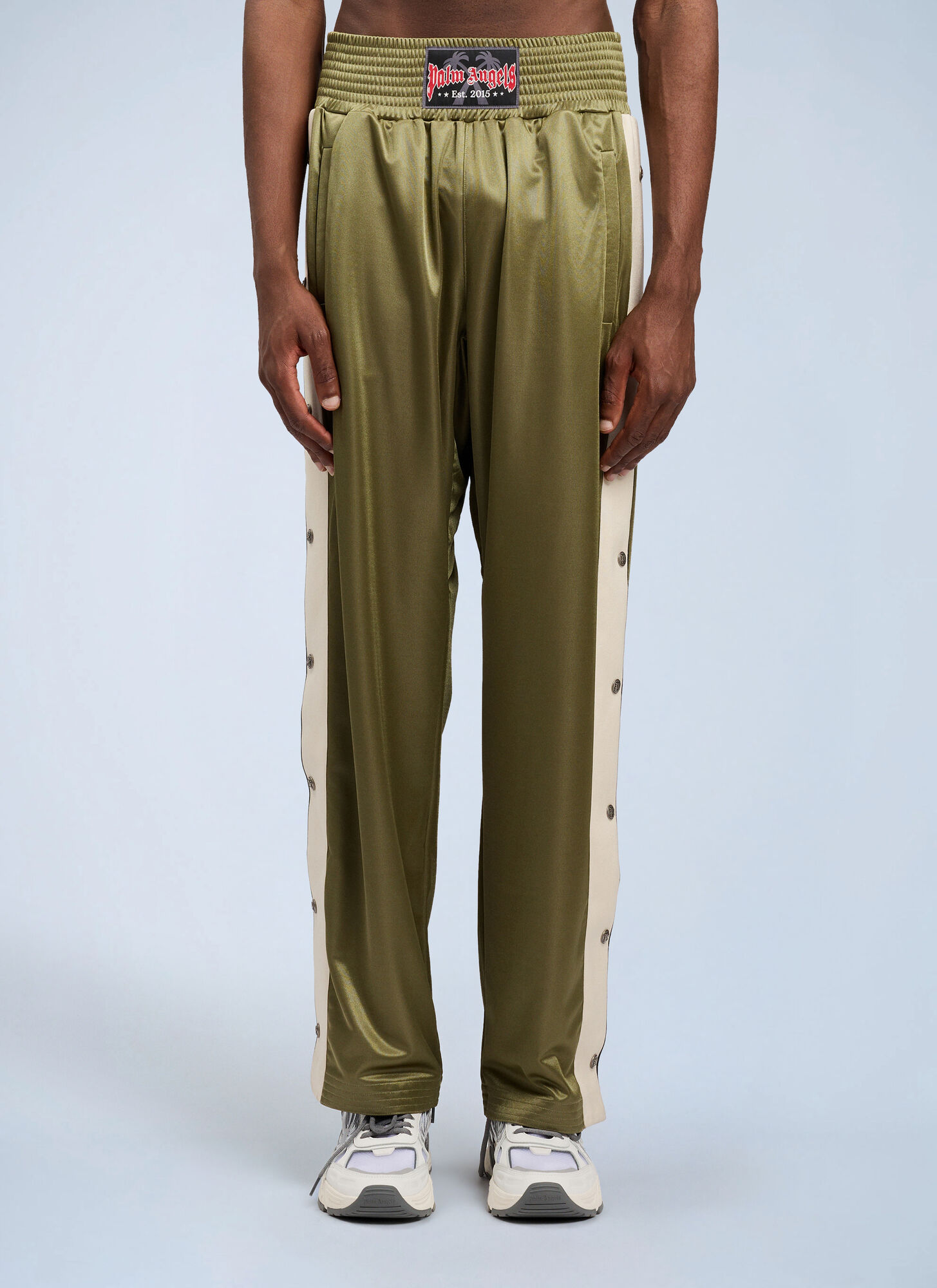 Palm Angels Boxe Track Pants - Man Track Pants Green L　パーム エンジェルス ボクセ トラック パンツ - マン トラック パンツ グリーン L Palm