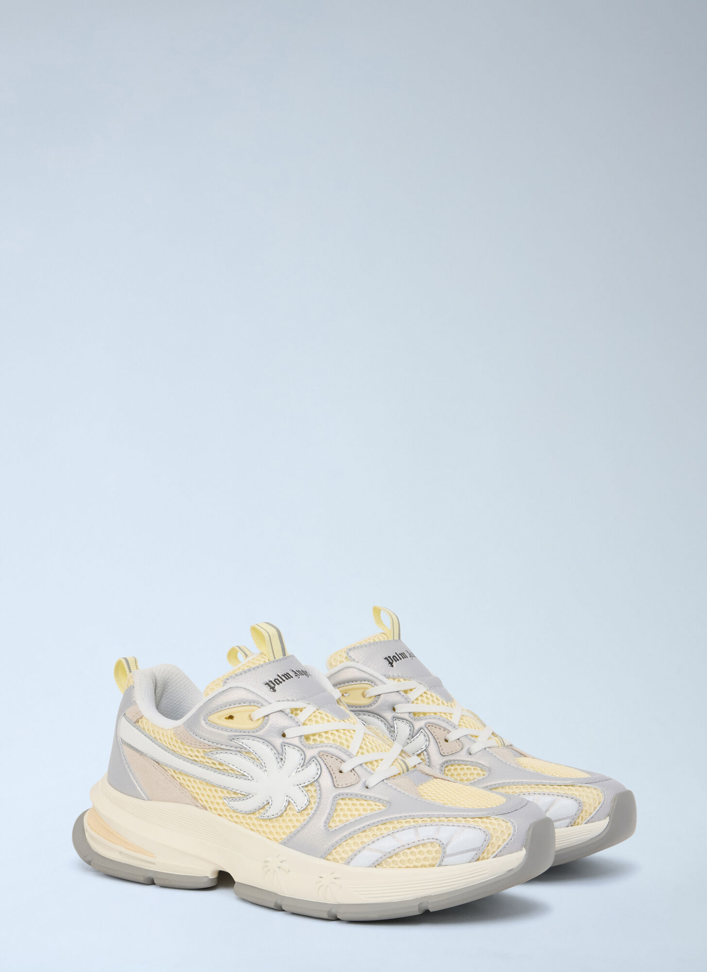 Palm Angels Palm Runner Sneakers - Man Sneakers Beige Eu - 41　Palm Angels パーム ランナー スニーカー - メンズ スニーカー ベージュ EU - 41 Palm
