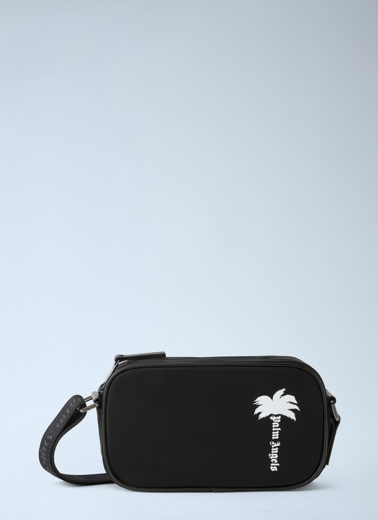 Palm Angels Tree Logo Crossbody Bag - Man Crossbody Bags Black One Size　Palm Angels ツリー ロゴ クロスボディ バッグ - 男性 クロスボディ バッグ ブラック フリー サイズ Palm