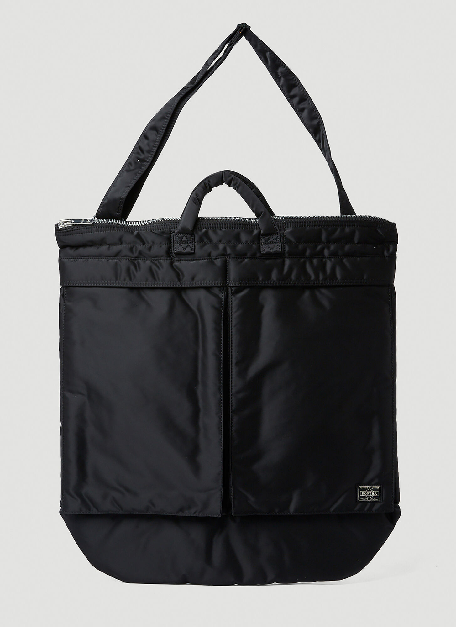 Shop Porter-yoshida & Co Tanker 2way Helmet Tote Bag In Black