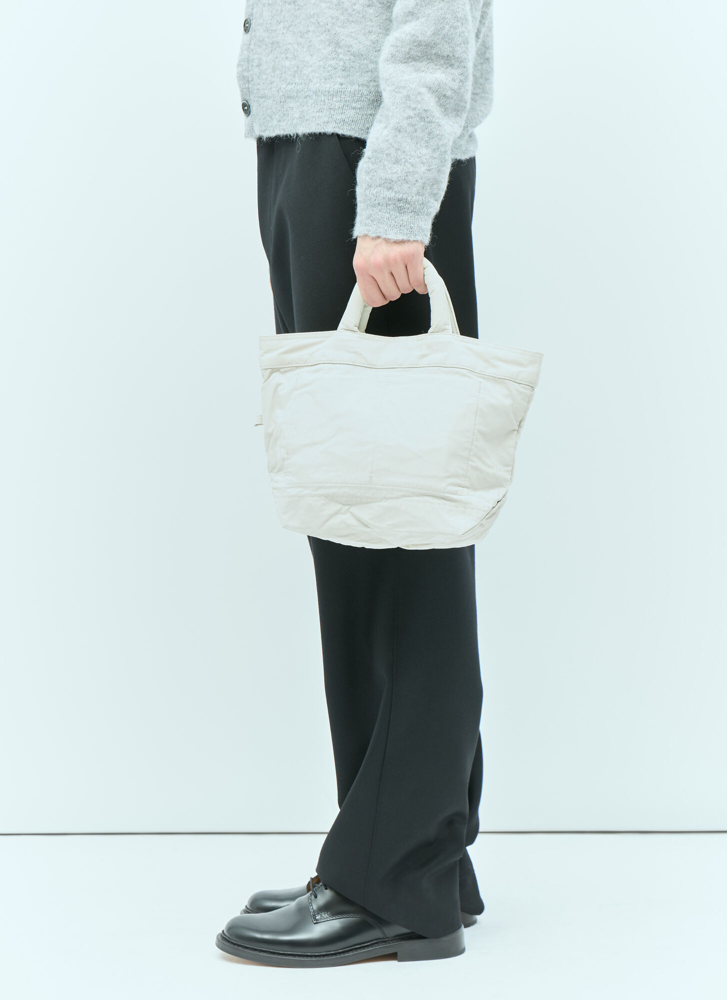 Porter-yoshida & Co Mile Mini Tote Bag In White