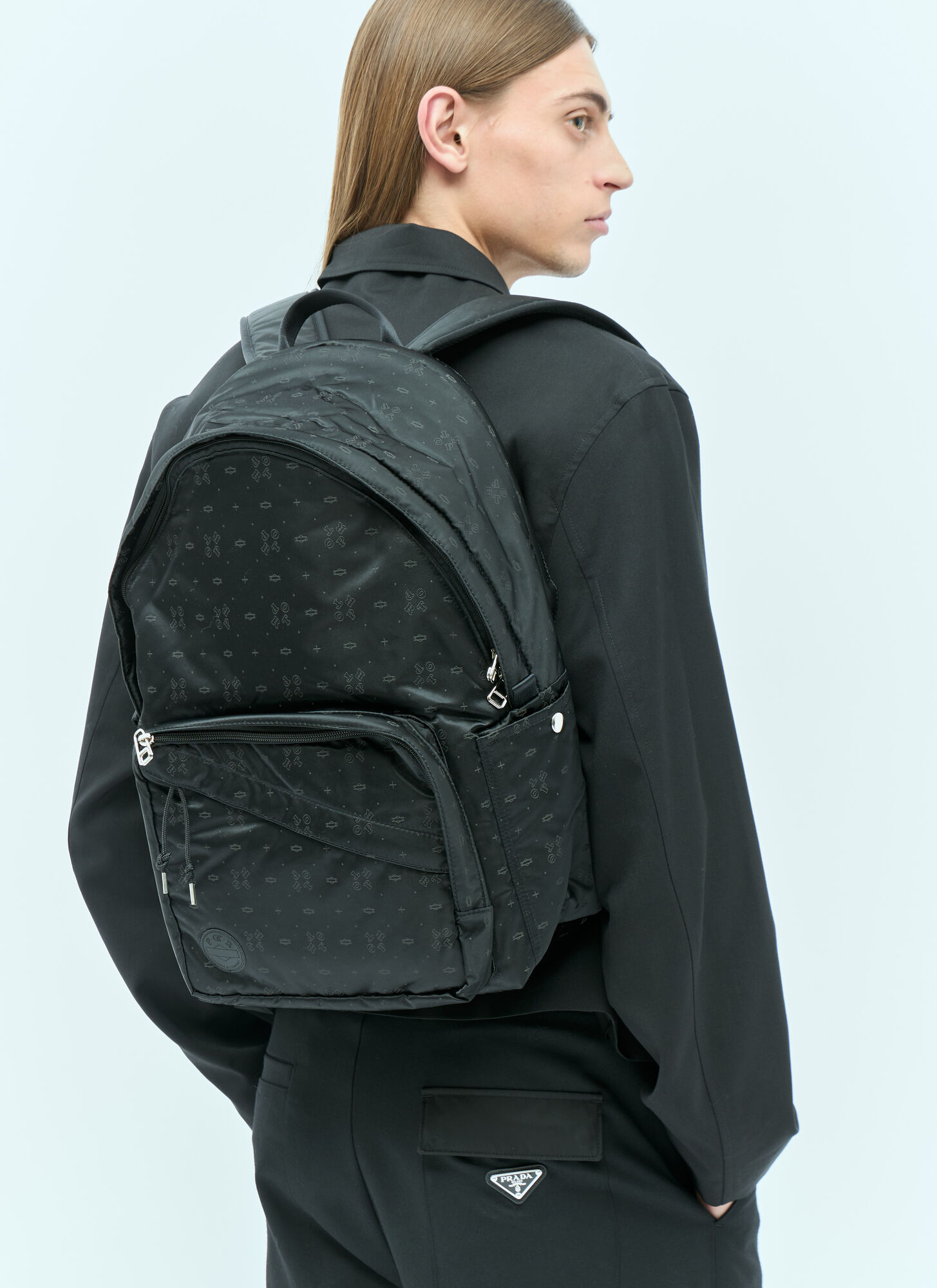 Porter-yoshida & Co Monogram Daypack In Black