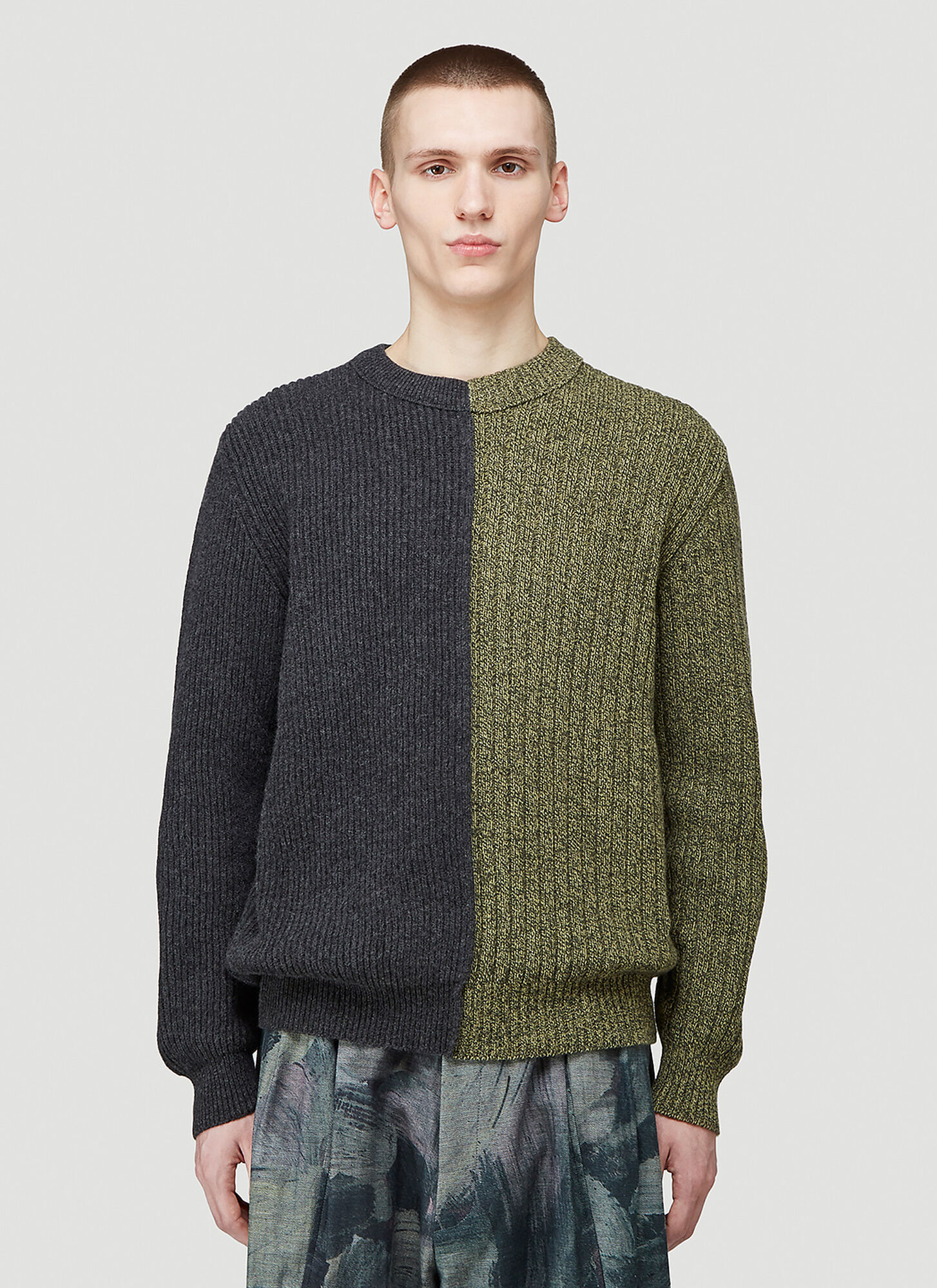 Pringle Of Scotland Men's Red Repurposed Split Sweater - Man Knitwear S