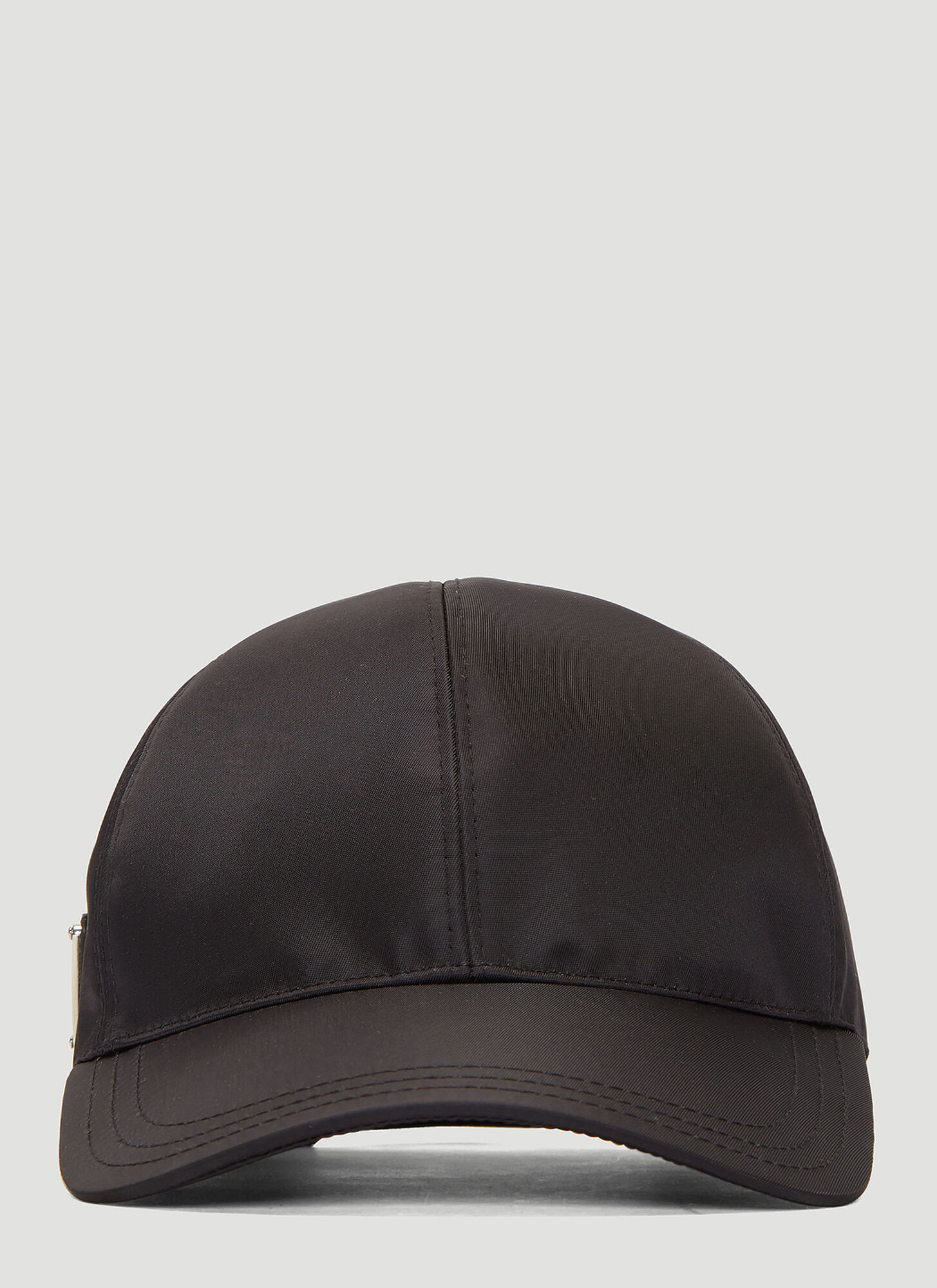 Prada Prada Nylon Baseball Cap - Man Hats Black L　プラダ ナイロン ベースボール キャップ - 男性帽子 ブラック L