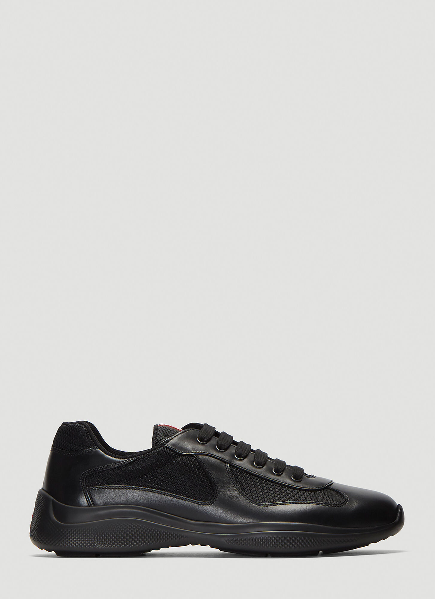 Prada Men's Black America’s Cup Lace-Up Sneakers - Man Sneakers Uk - 06