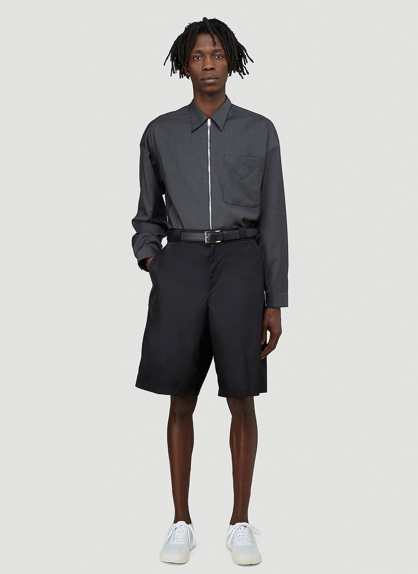  Prada Prada Re-nylon Bermudas - Mann Shorts Black It - 48 