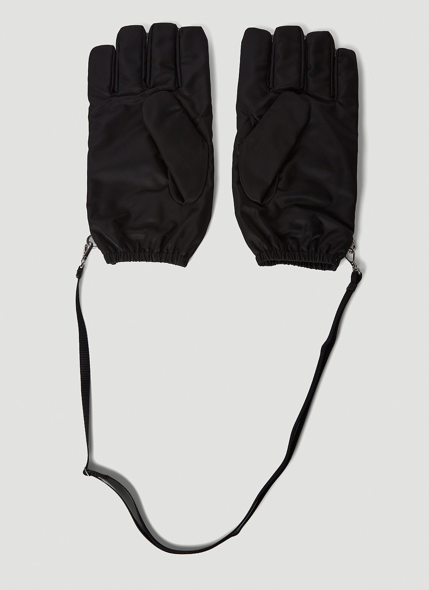  Prada Prada Re-nylon Gloves - Mann Handschuhe Black 10 