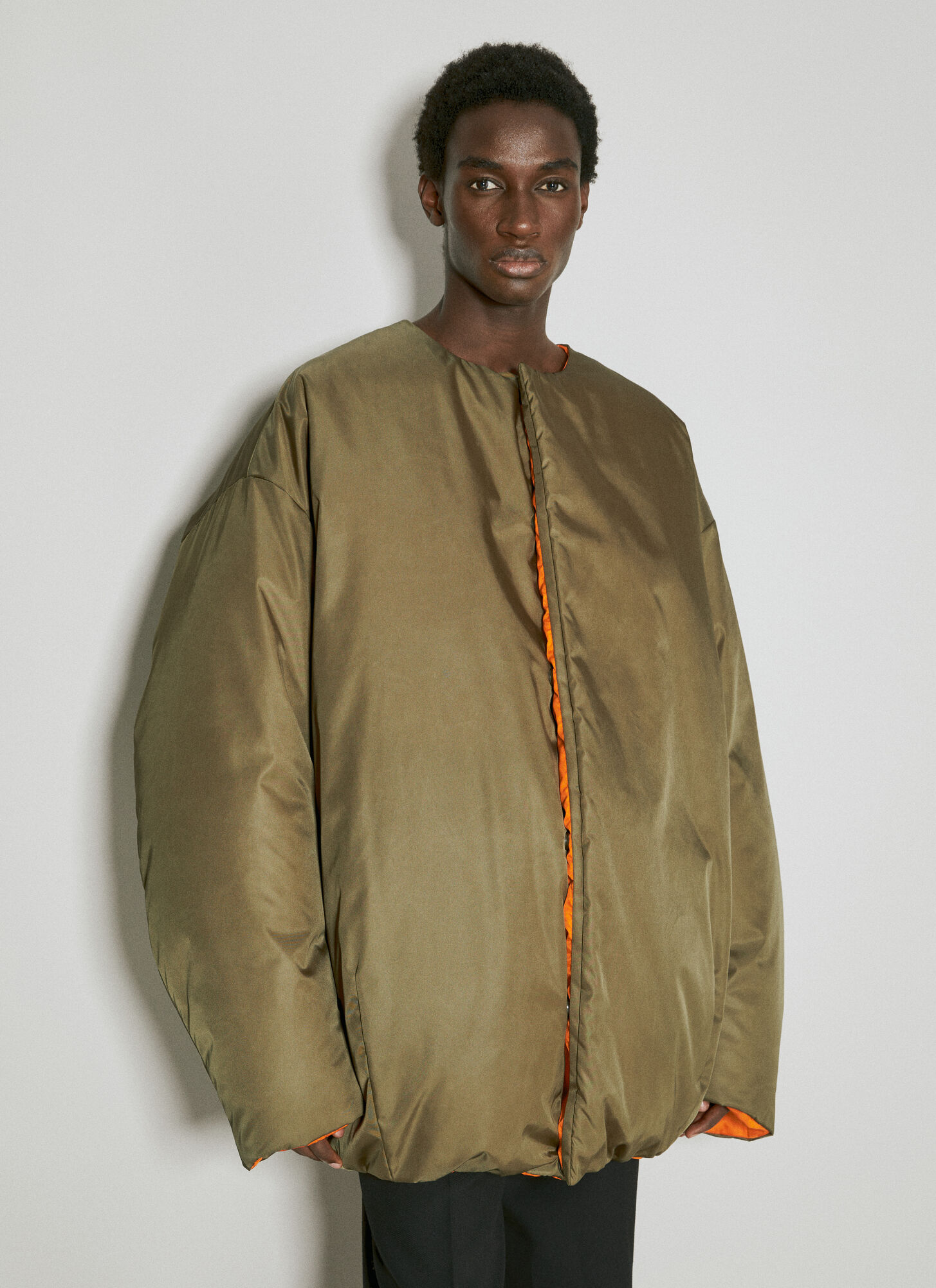 Prada Men's Green Re-Nylon Down Jacket - Man Jackets M