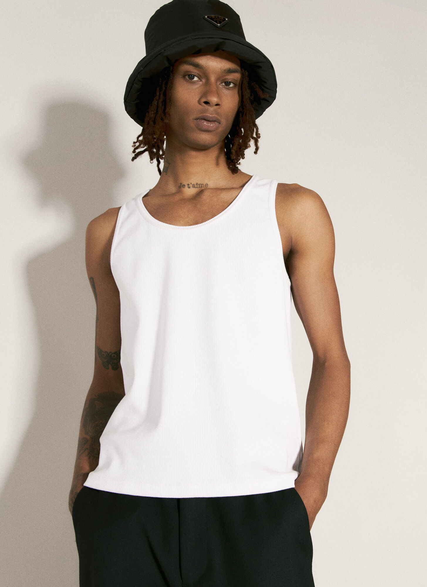  Prada Prada Re-nylon Bucket Hat - Mann Hats Black S 