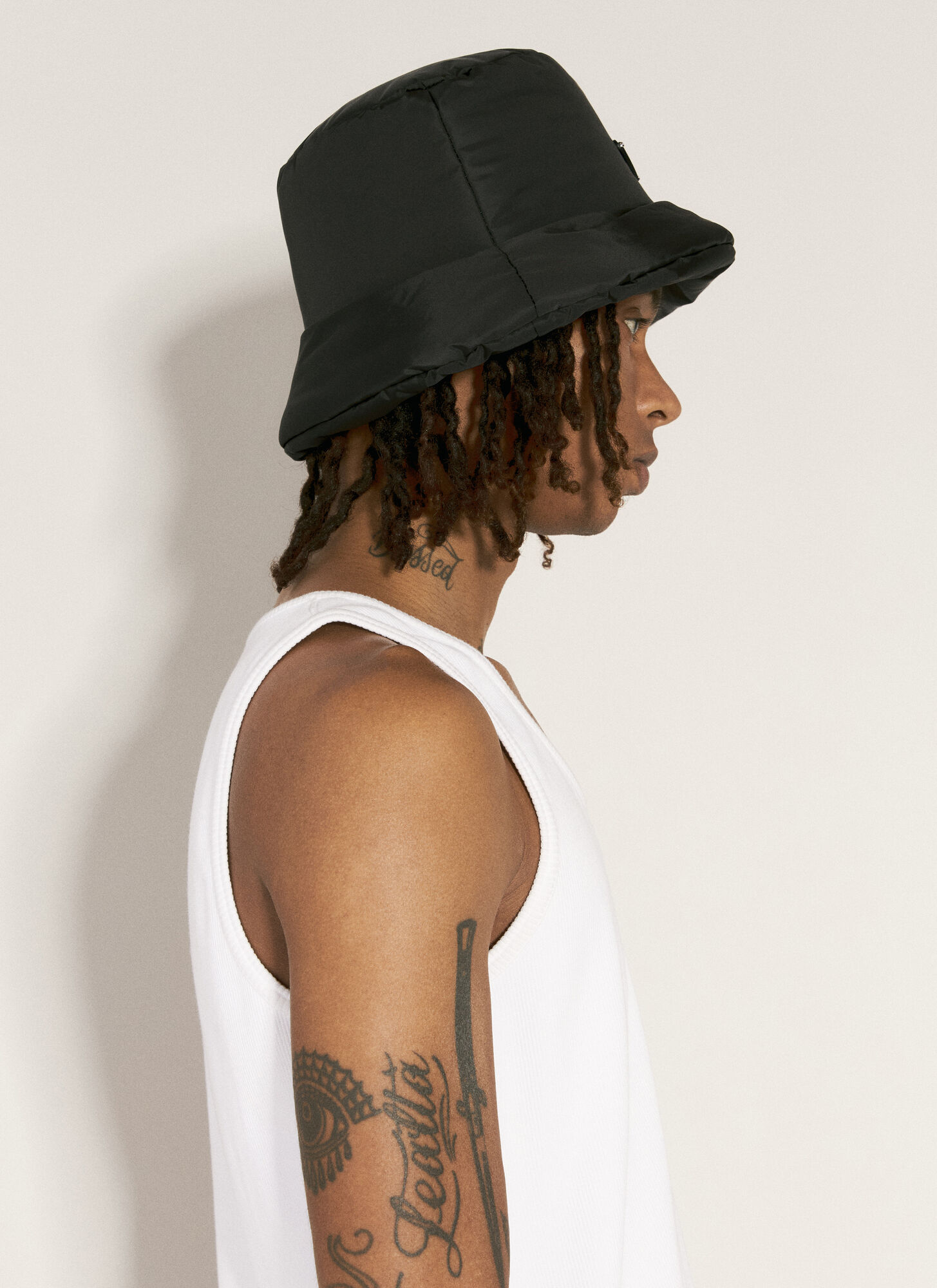  Prada Prada Re-nylon Bucket Hat - Mann Hats Black S 