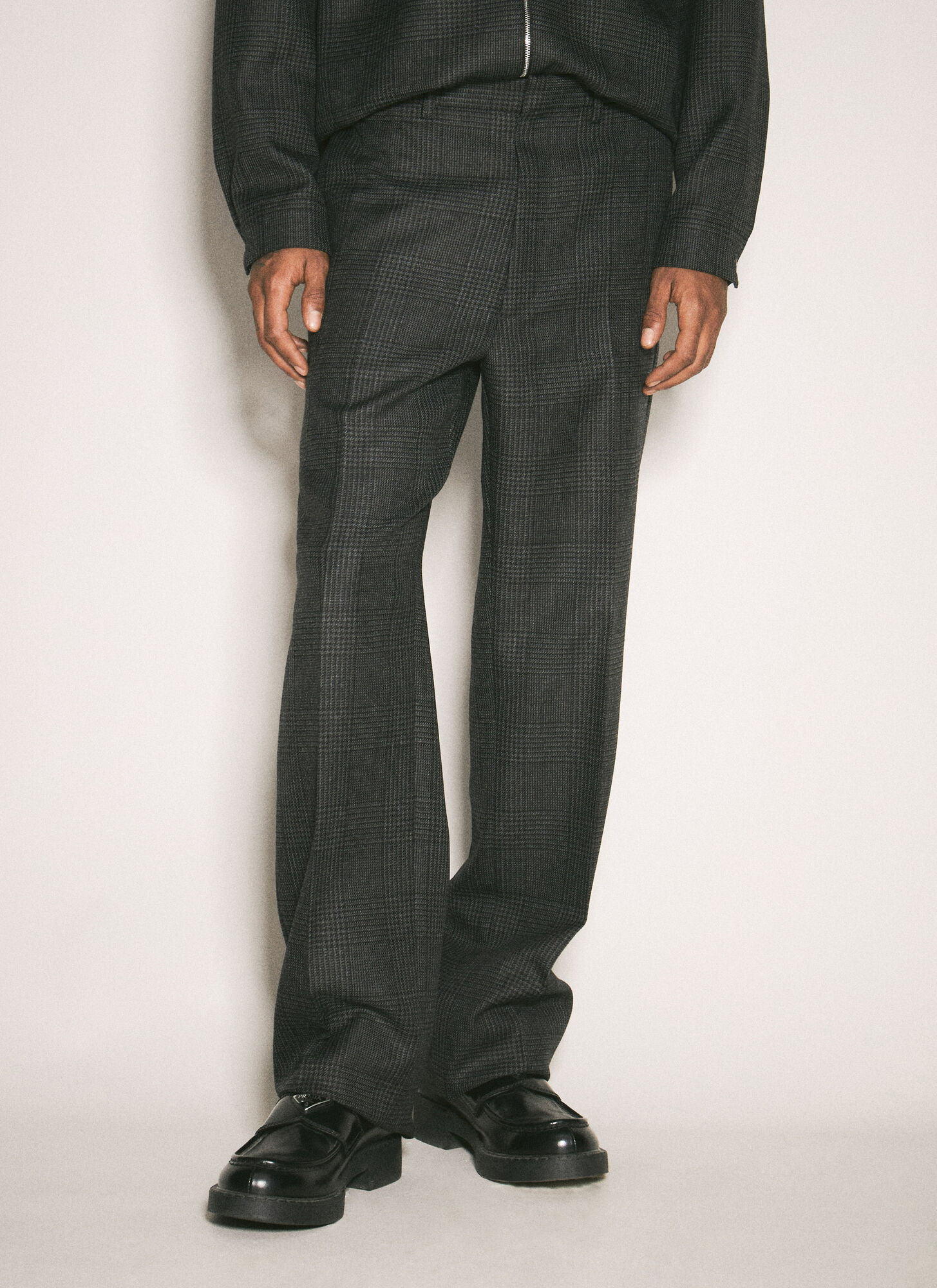 Prada Men's Dark Grey Wool Tailored Pants - Man Pants It - 50