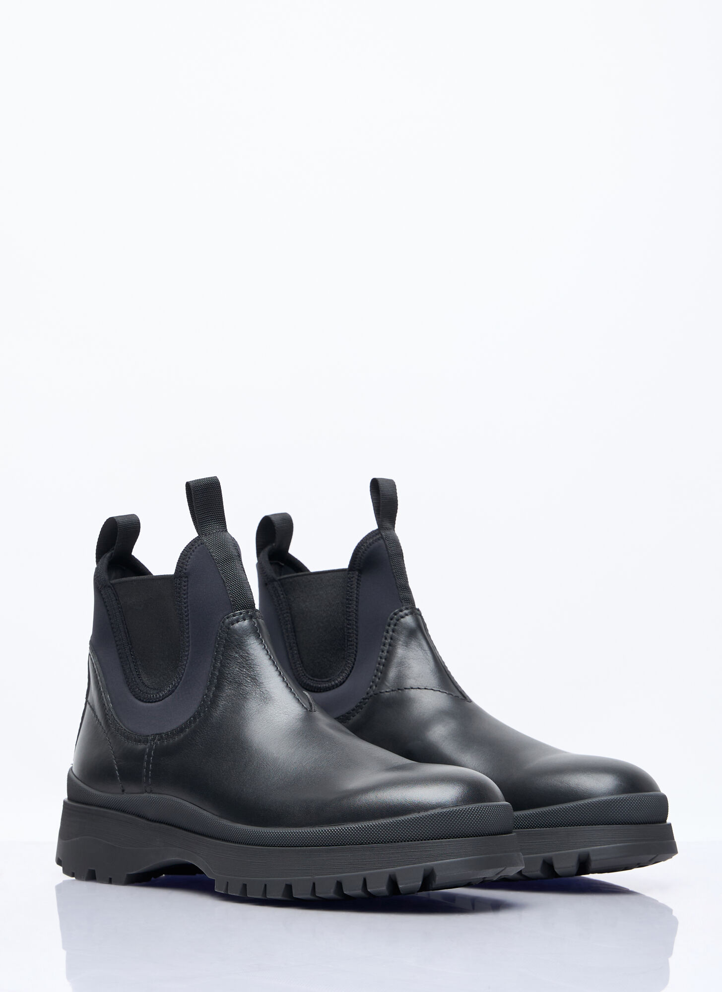  Prada Prada Blixxen Boots - Mann Stiefel Black Uk - 11 
