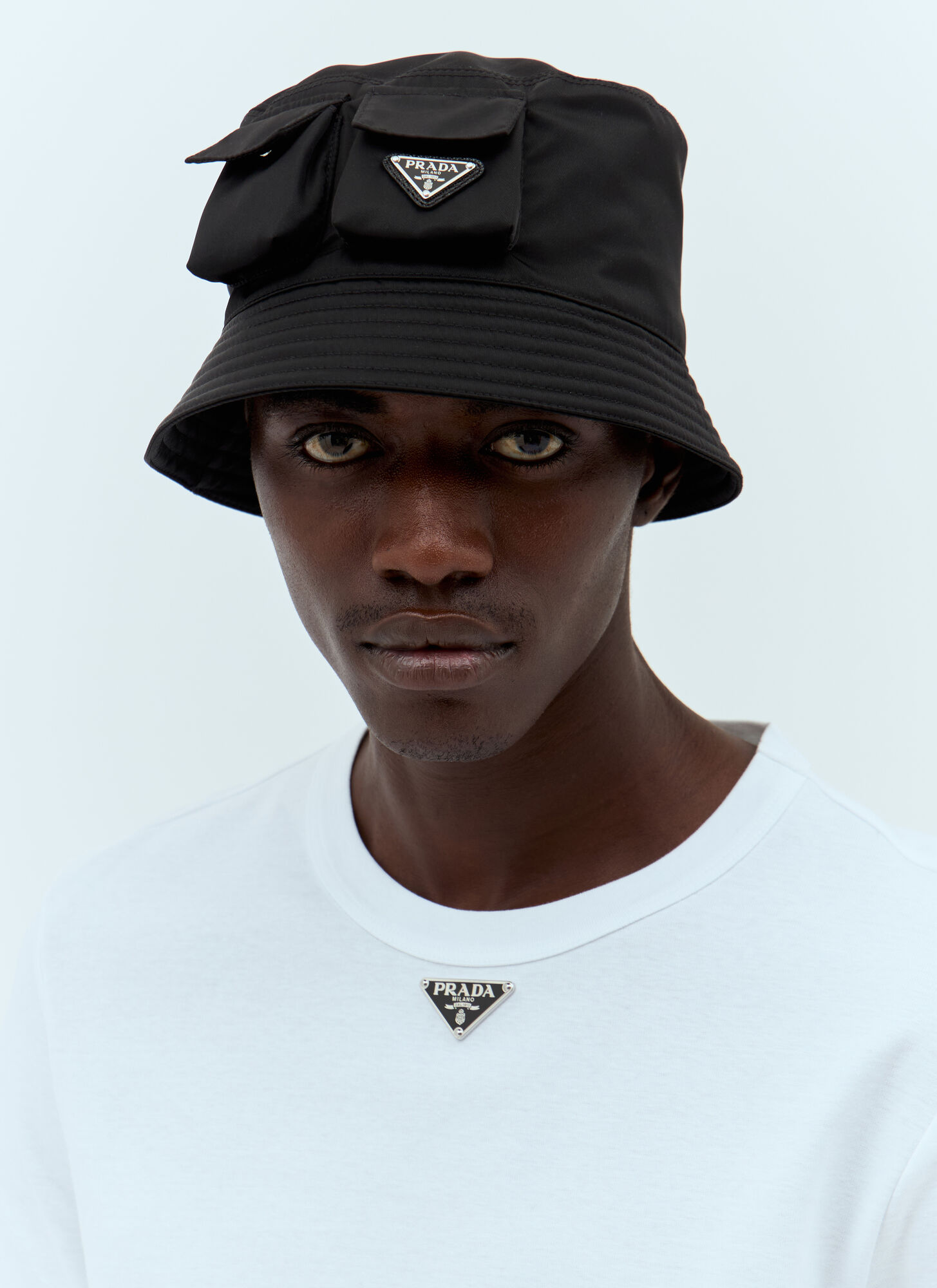 Prada Prada Re-nylon Bucket Hat - Mann Hats Black S 