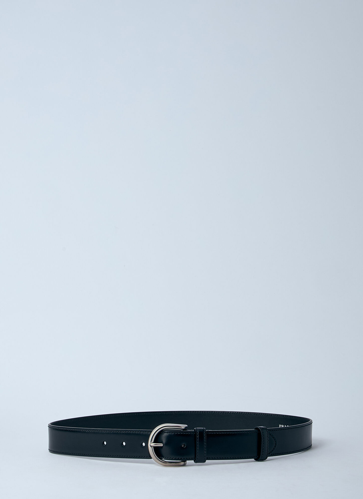  Prada Prada Leather Belt - Mann Gürtel Black 90 