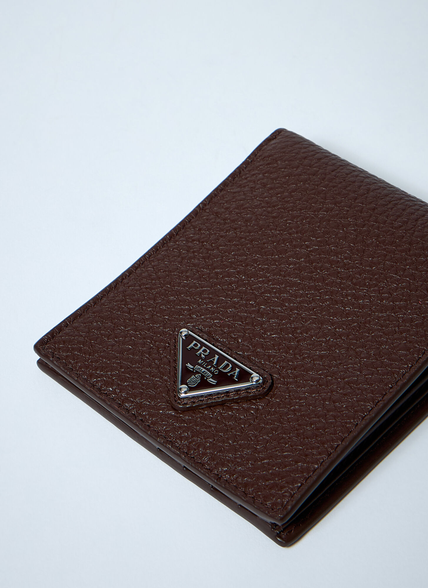 Prada Prada Bi-fold Wallet - Mann Geldbörsen & Kartenhalter Brown One Size 
