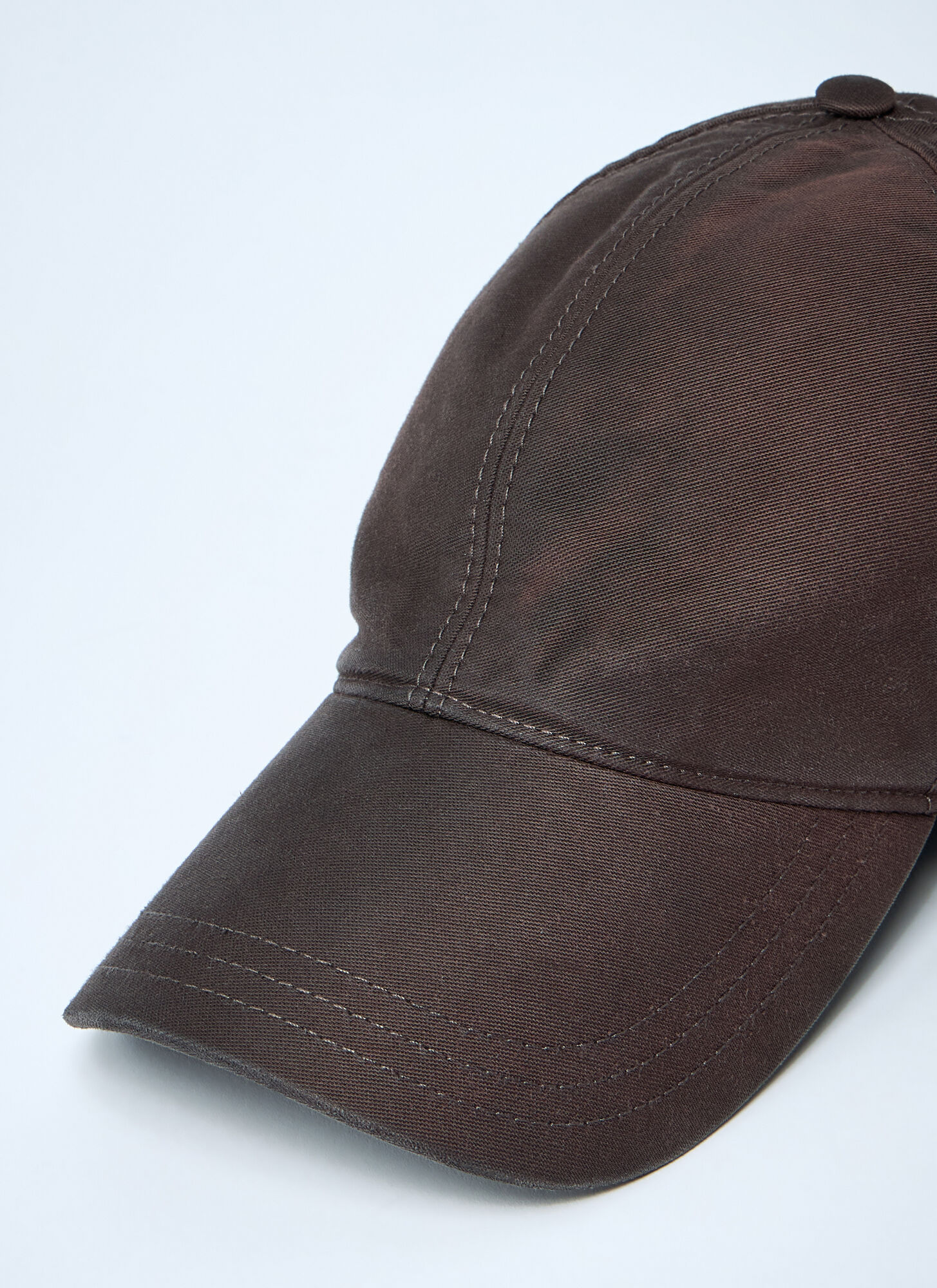  Prada Prada Logo Plaque Baseball Cap - Mann Hats Brown M 