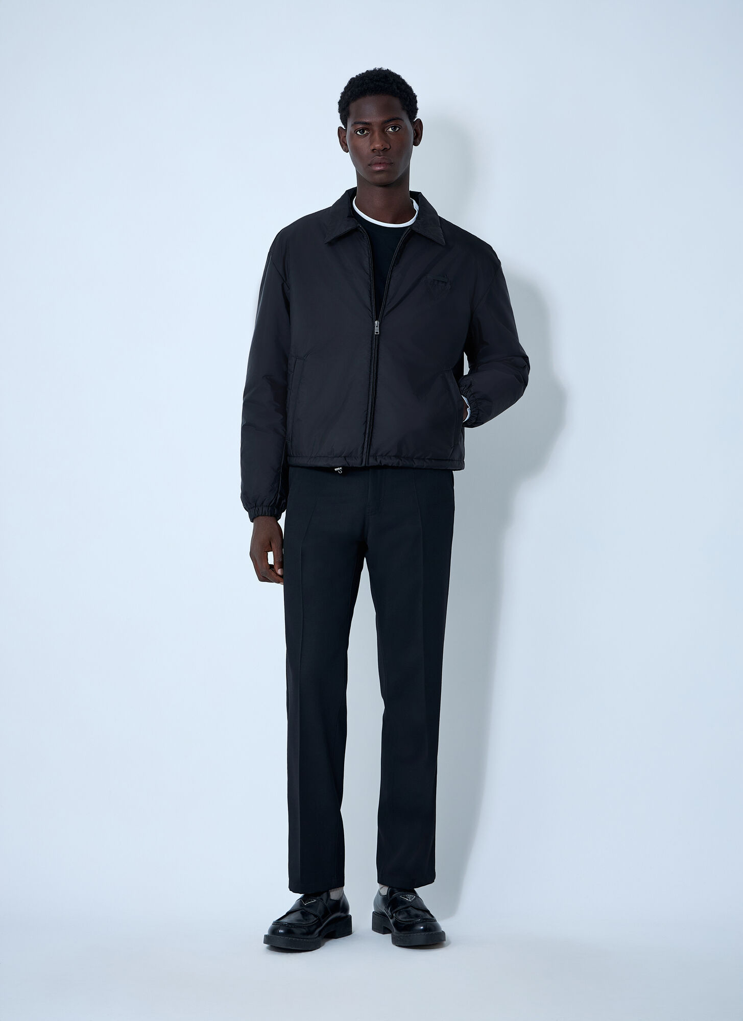  Prada Prada Short Re-nylon Down Jacket - Man Jackets Black M 