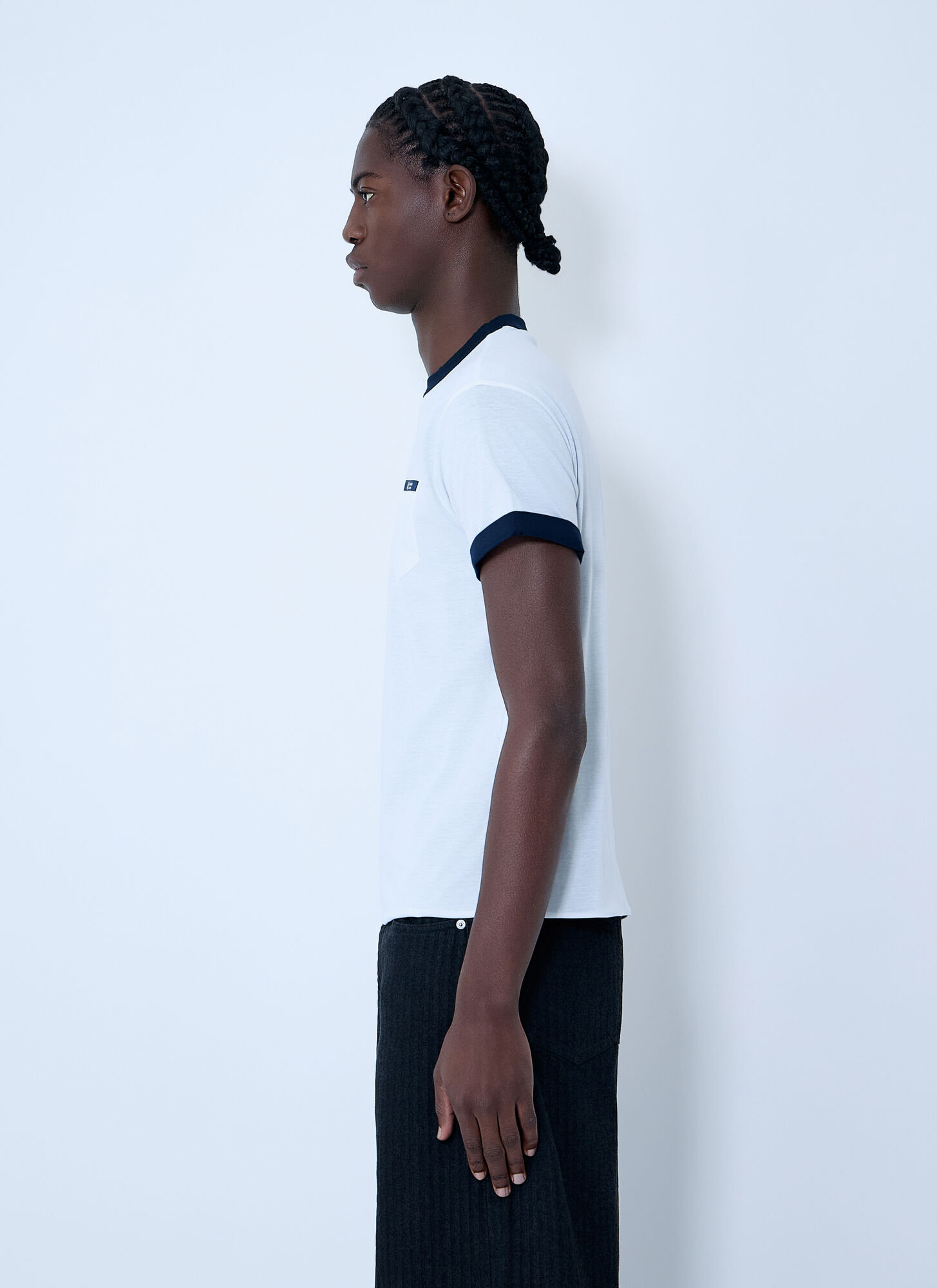  Prada Prada Logo Motif T-shirt - Mann T-shirts Navy L 