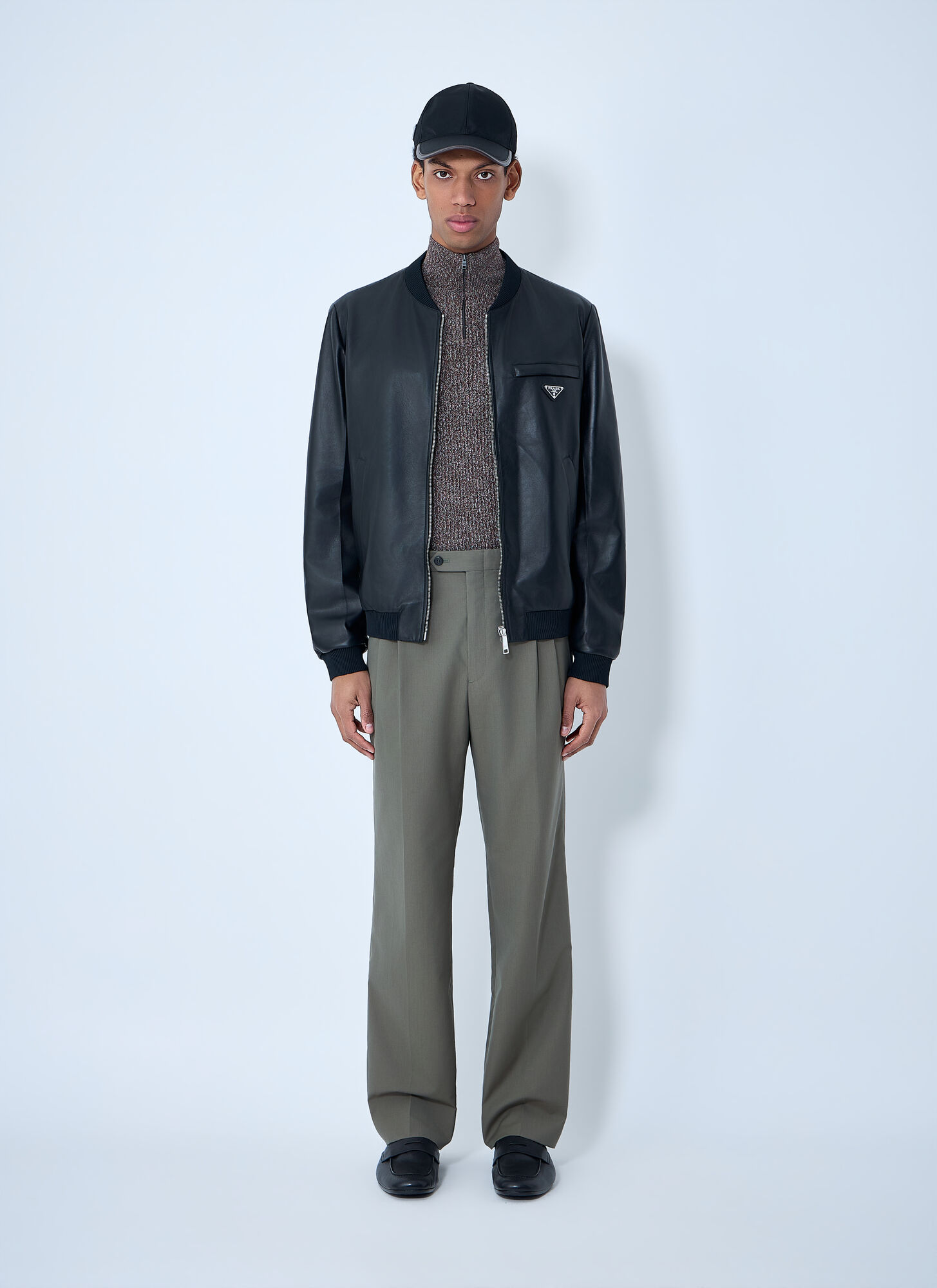  Prada Prada Reversible Bomber Jacket - Mann Jacken Black It - 50 