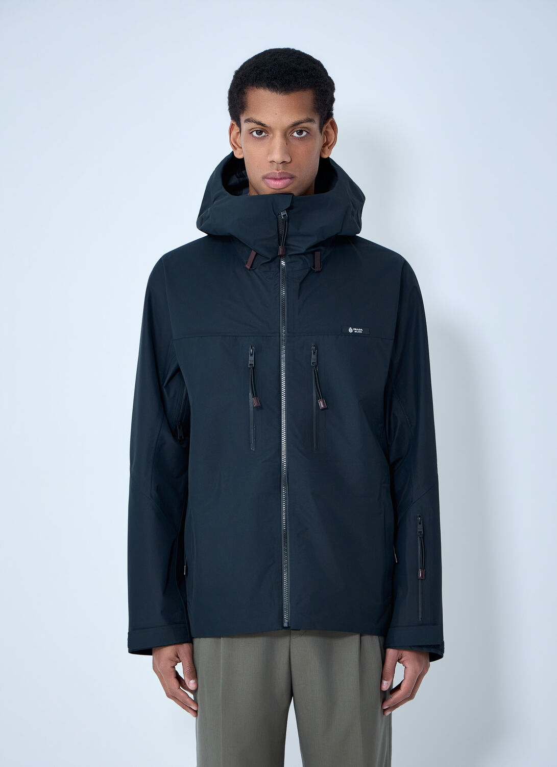 Prada Technical Bomber Jacket - Man Jackets Black L