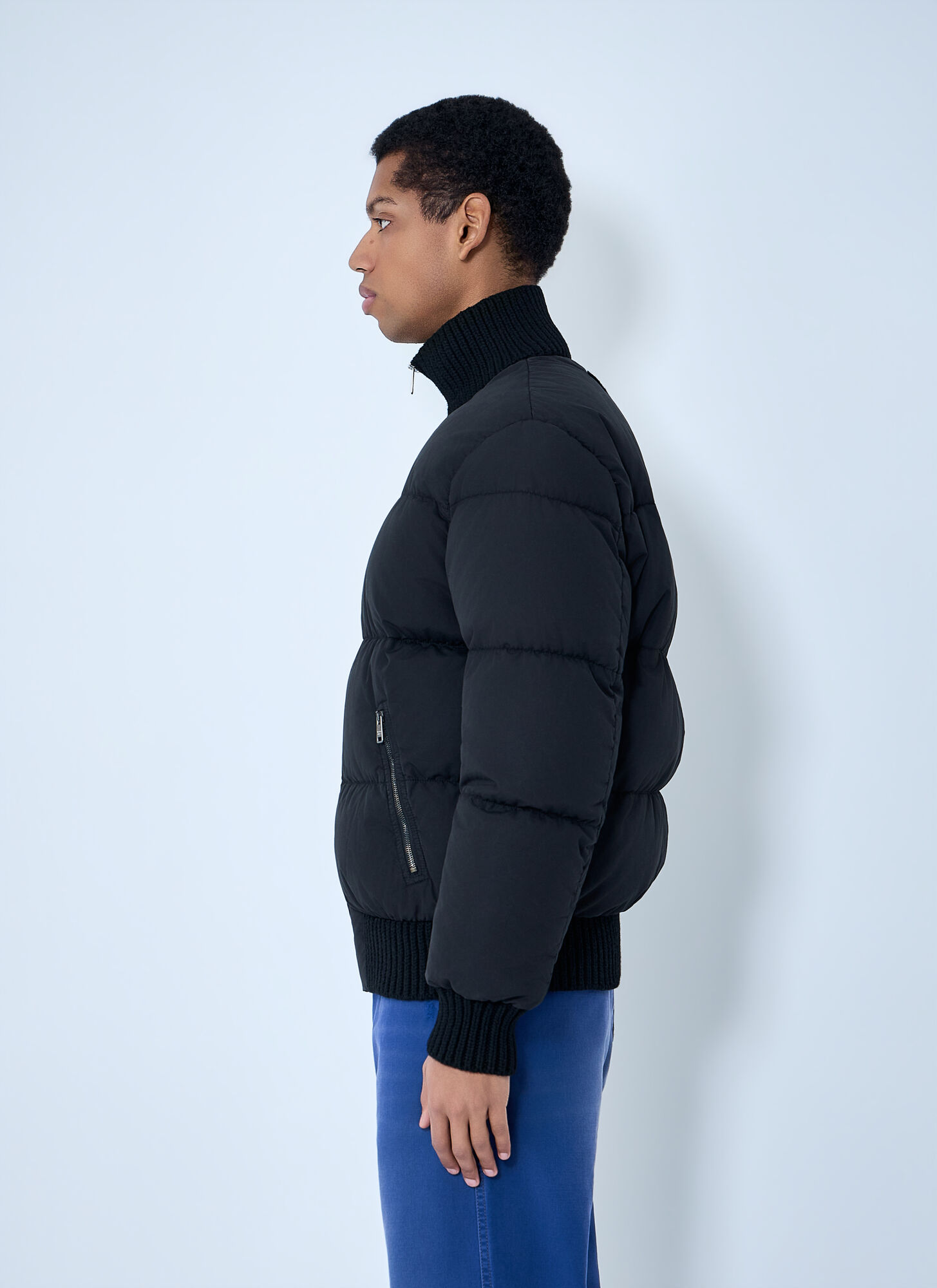  Prada Prada High-neck Puffer Jacket - Mann Jacken Black M 