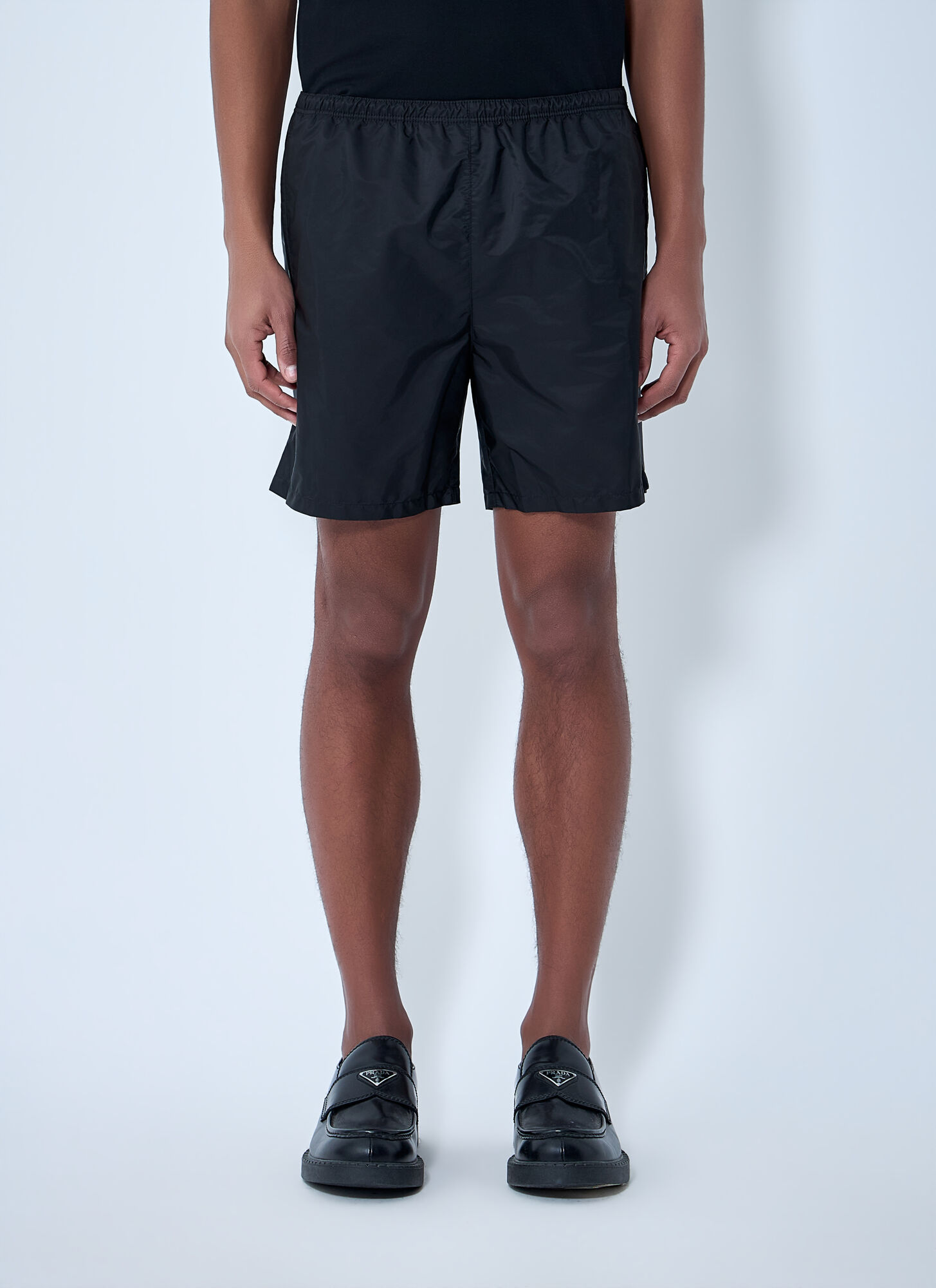 Prada Men's Black Re-Nylon Swim Shorts - Man Swimwear It - 52