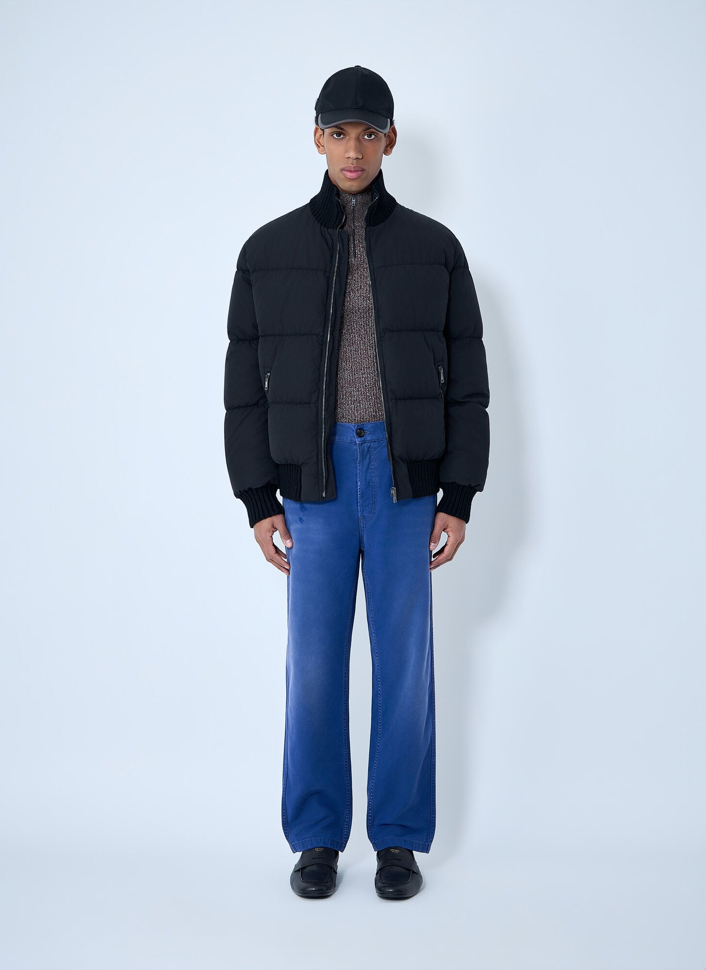  Prada Prada Cotton Twill Pants - Mann Jeans Blue It - 48 