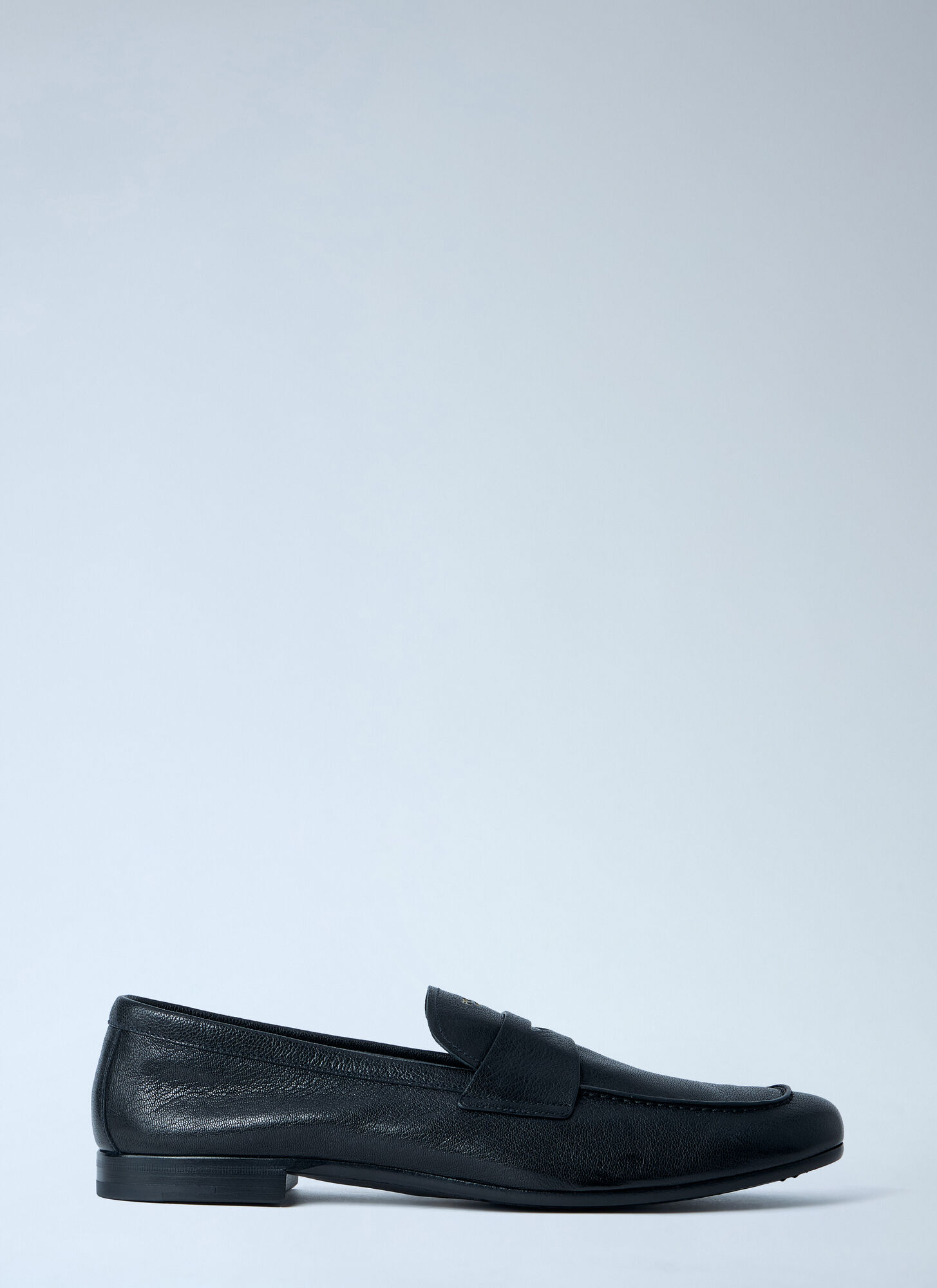 Prada Leather Loafers - Man Loafers Black Uk - 12