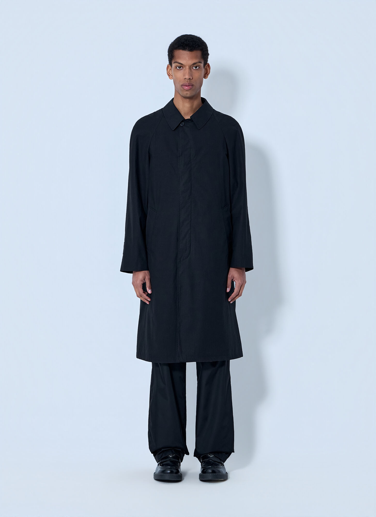 Prada Prada Classic Single-breasted Coat - Man Coats Black It - 48　プラダ クラシック シングルブレスト コート - マン コート ブラック イット - 48