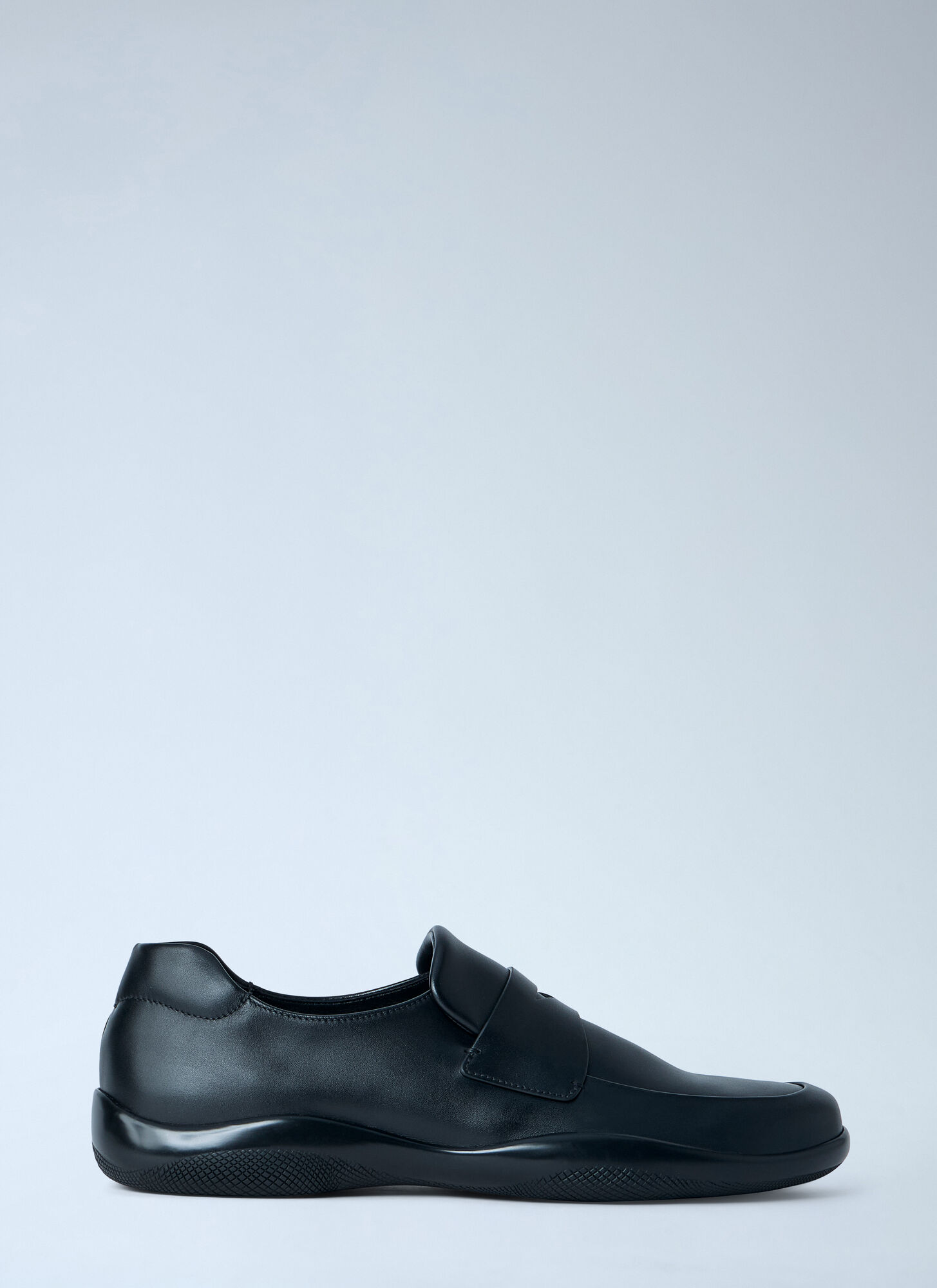 Prada Leather Loafers - Man Loafers Black Uk - 07