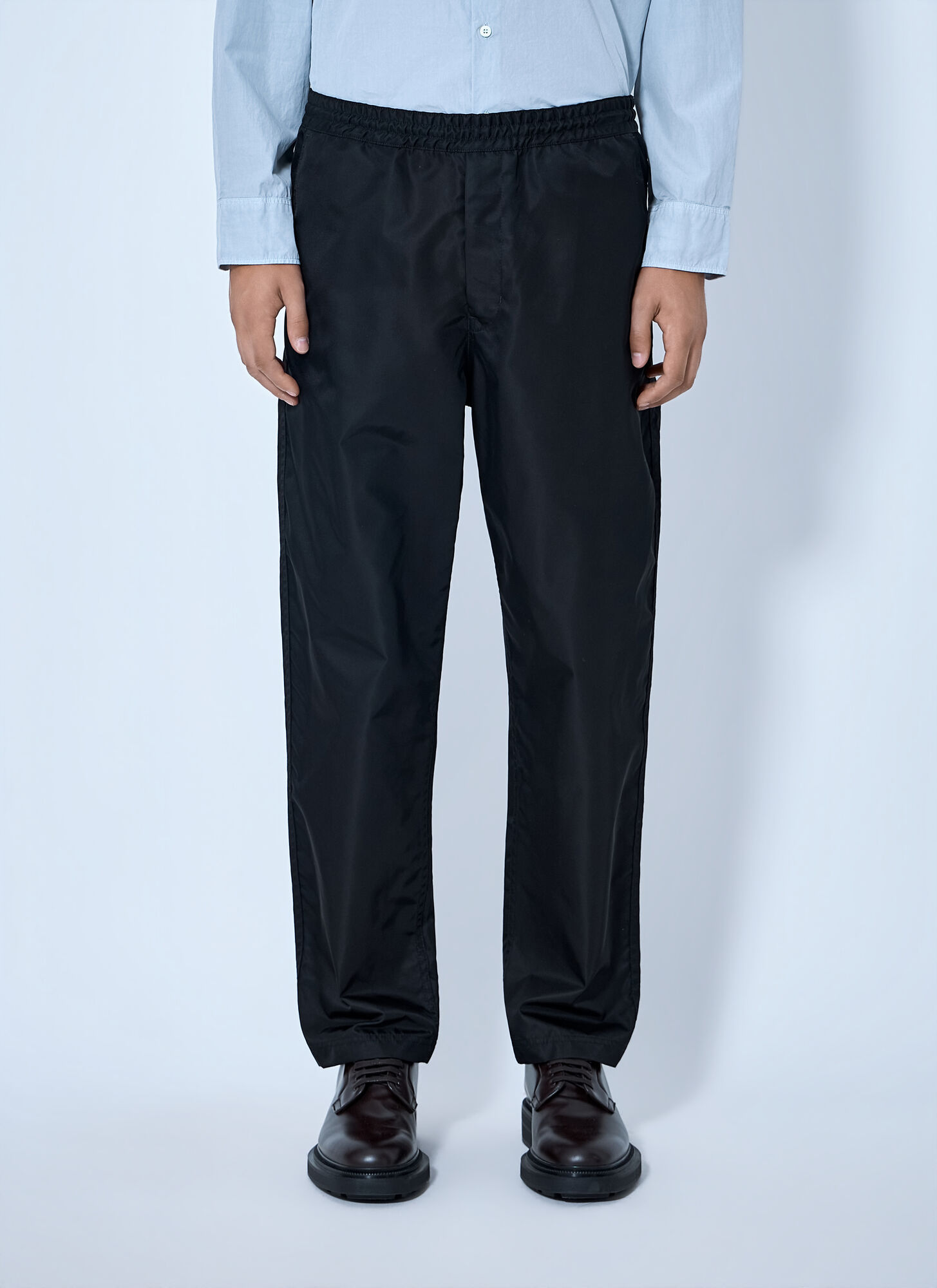 Prada Elasticated Waist Trousers - Man Pants Black M