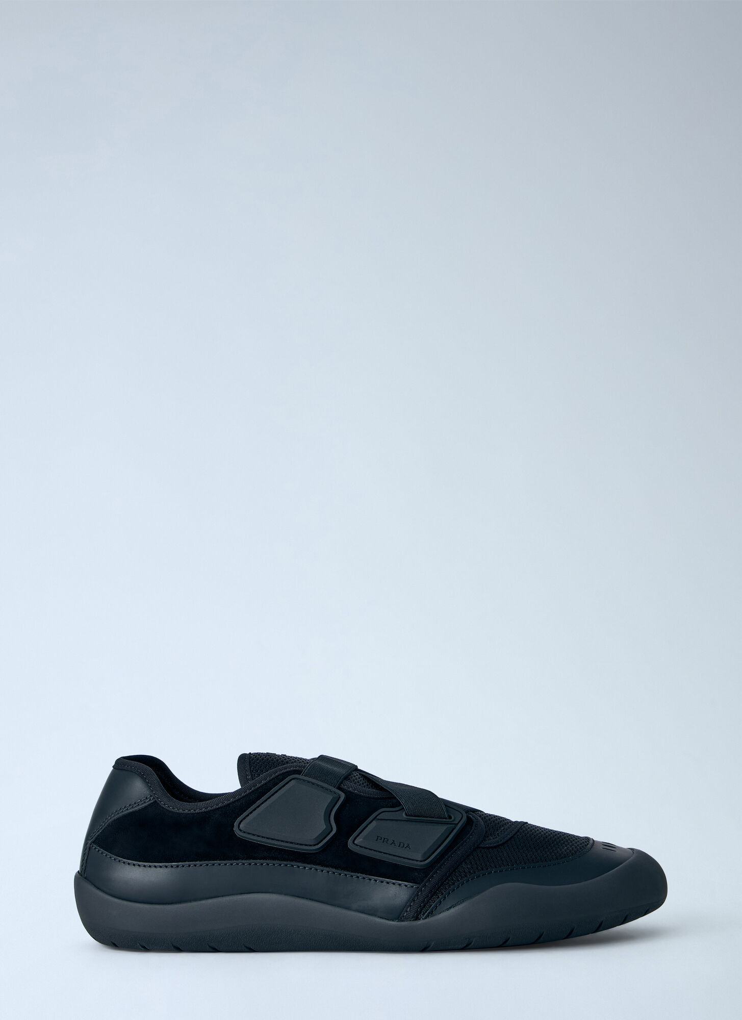 Prada Men's Black Speedrock Sneakers - Man Sneakers Uk - 11