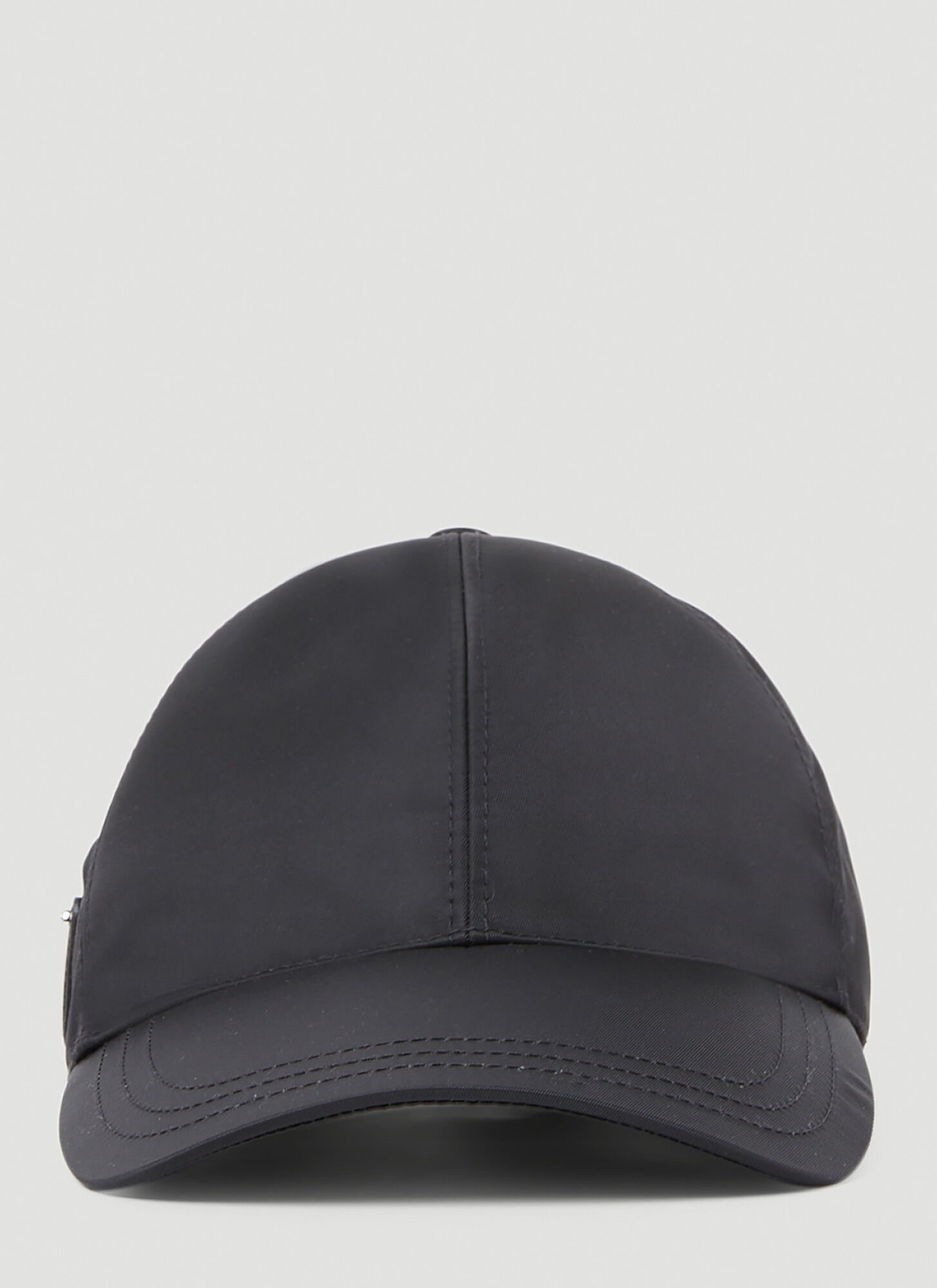 Prada Re-nylon Baseball Cap In Black