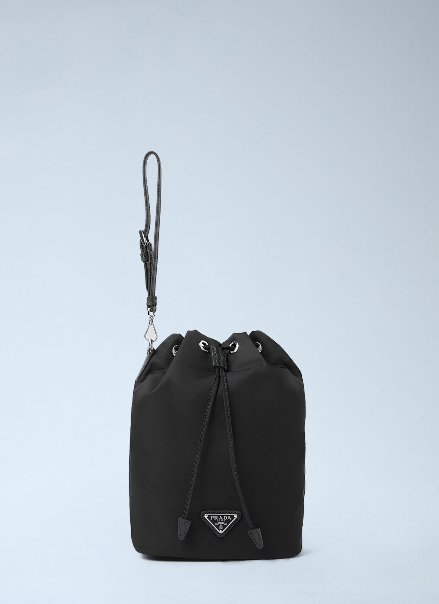 Prada Vela Pouch Bag - Woman Handbags Black One Size