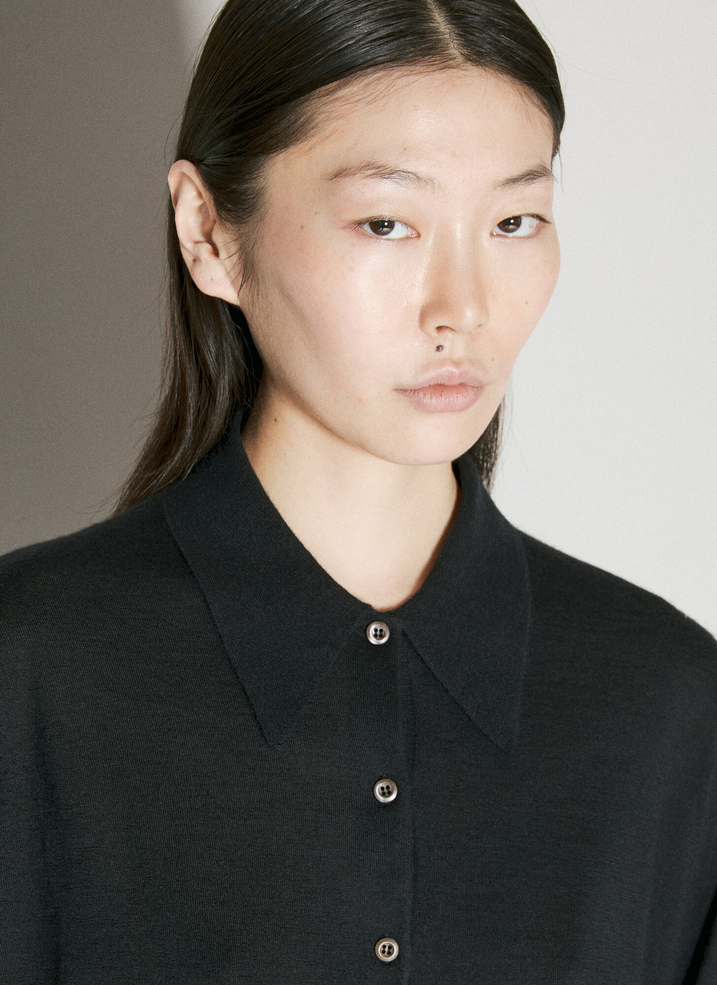  Prada Prada Cashmere Polo Sweater - Frau Strick Black It - 42 