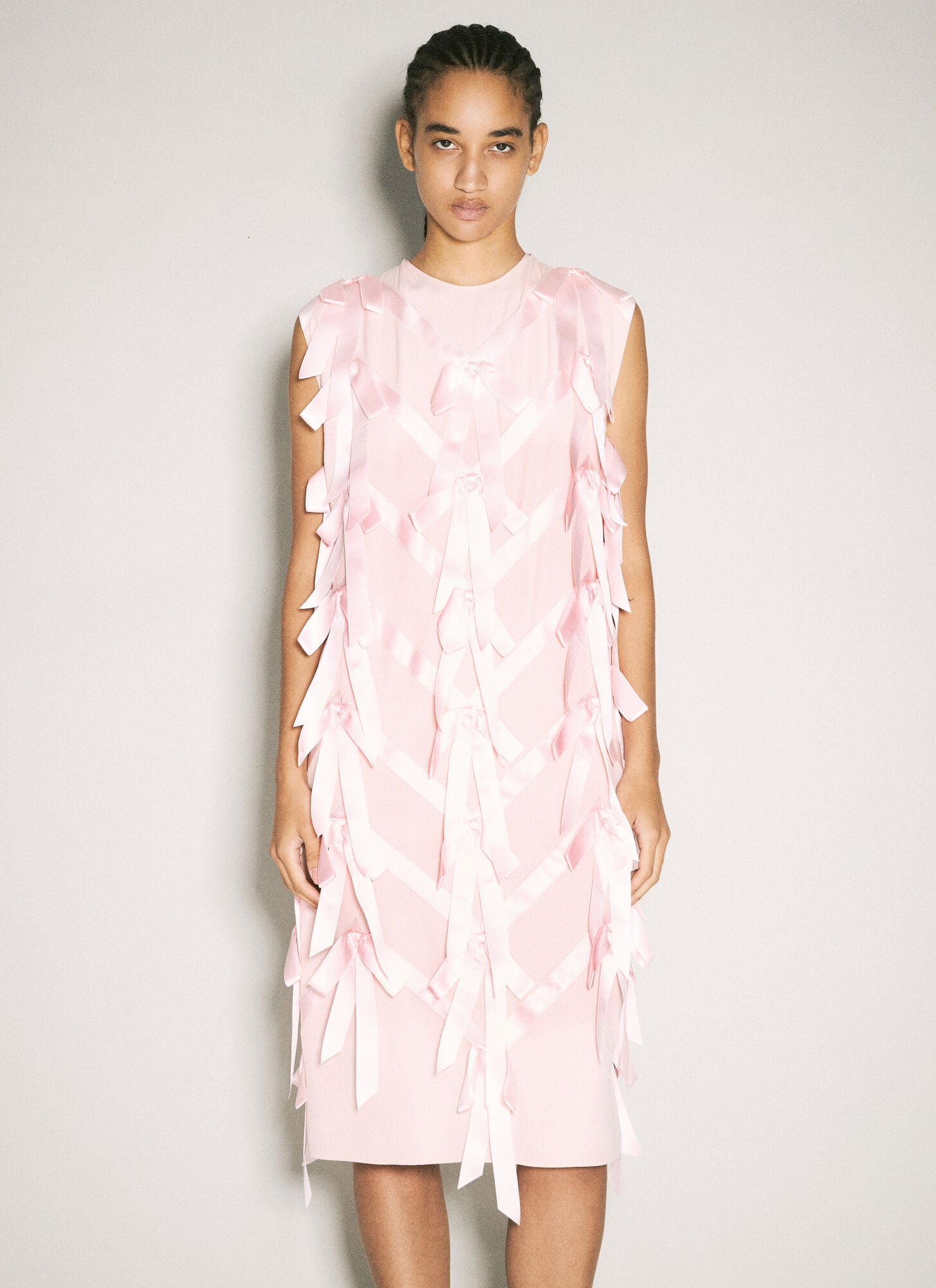  Prada Prada Sablé Midi Dress - Frau Kleider Pink It - 40 