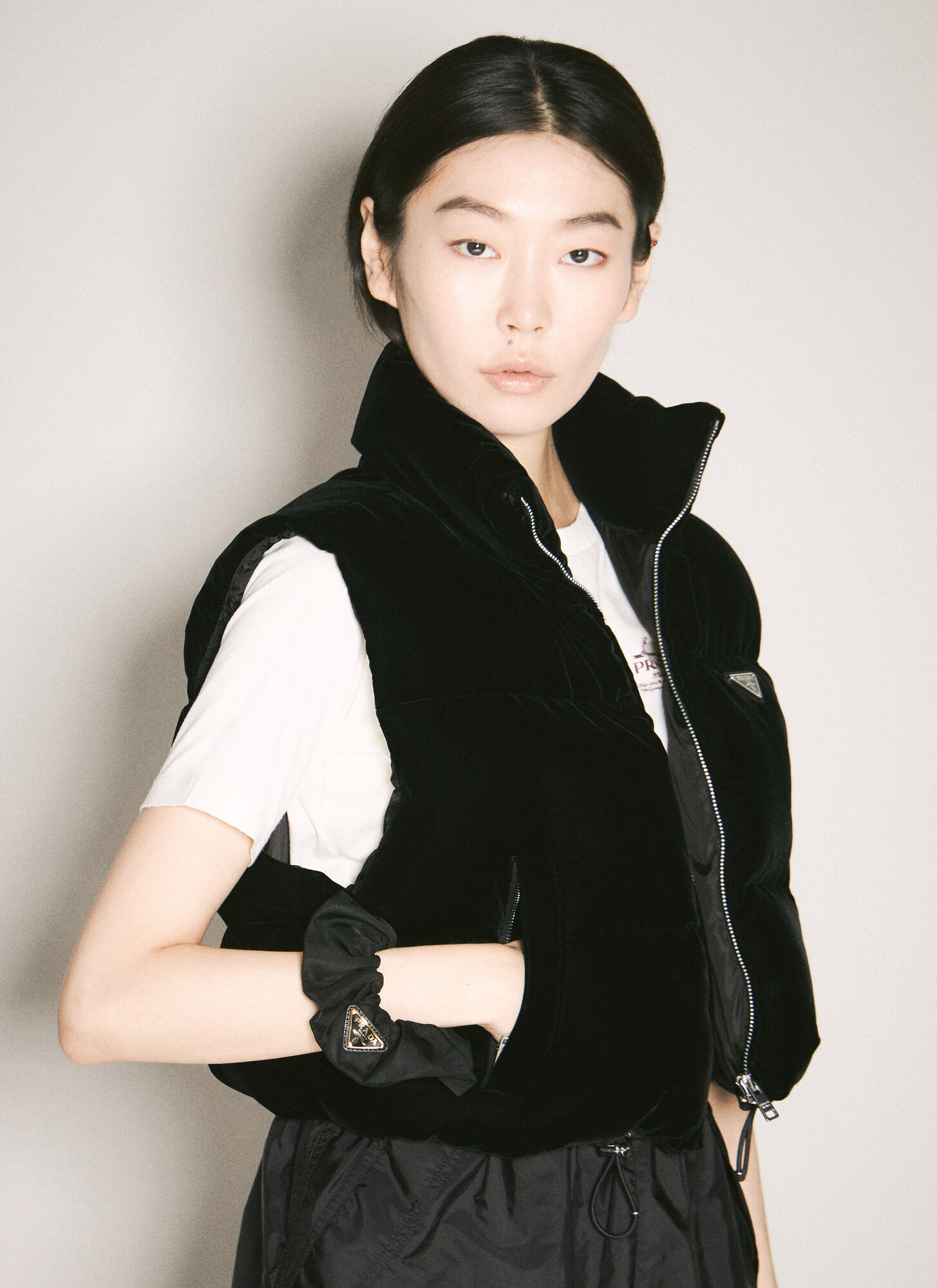  Prada Prada Re-nylon Scrunchie - Frau Schmuck Black One Size 
