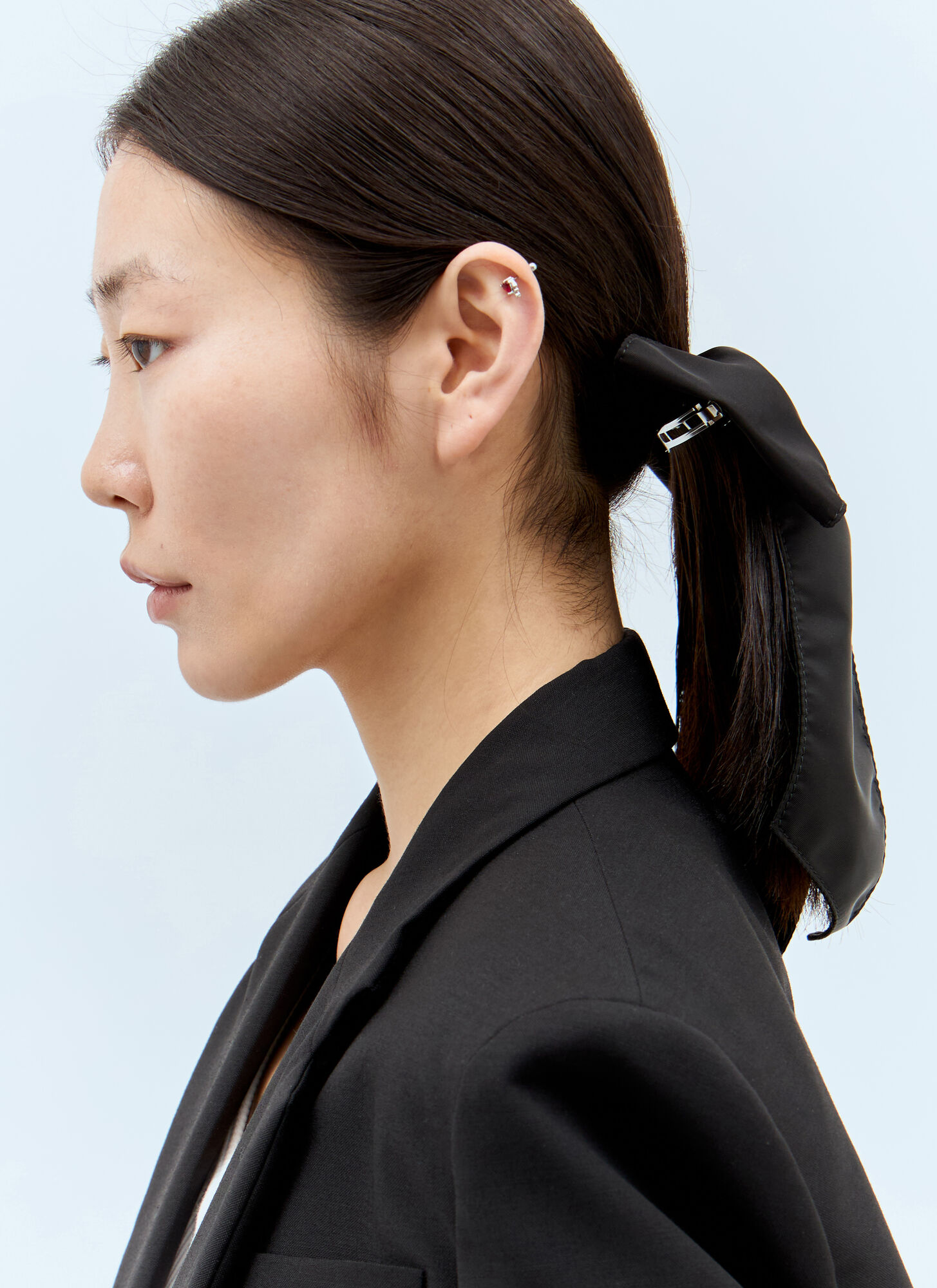  Prada Prada Re-nylon Hair Clip - Frau Schmuck Black One Size 