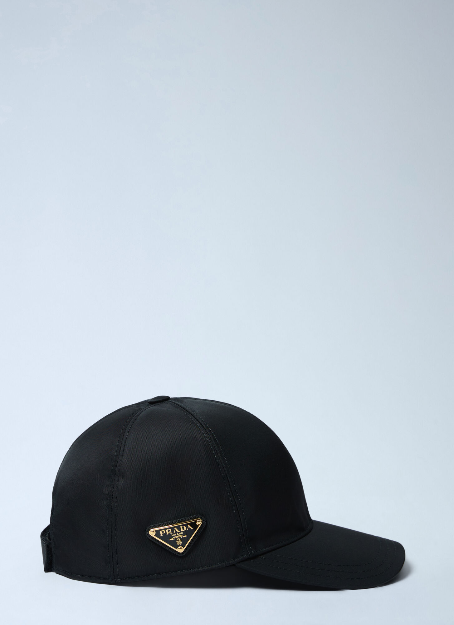  Prada Prada Re-nylon Baseball Cap - Frau Hats Black L 