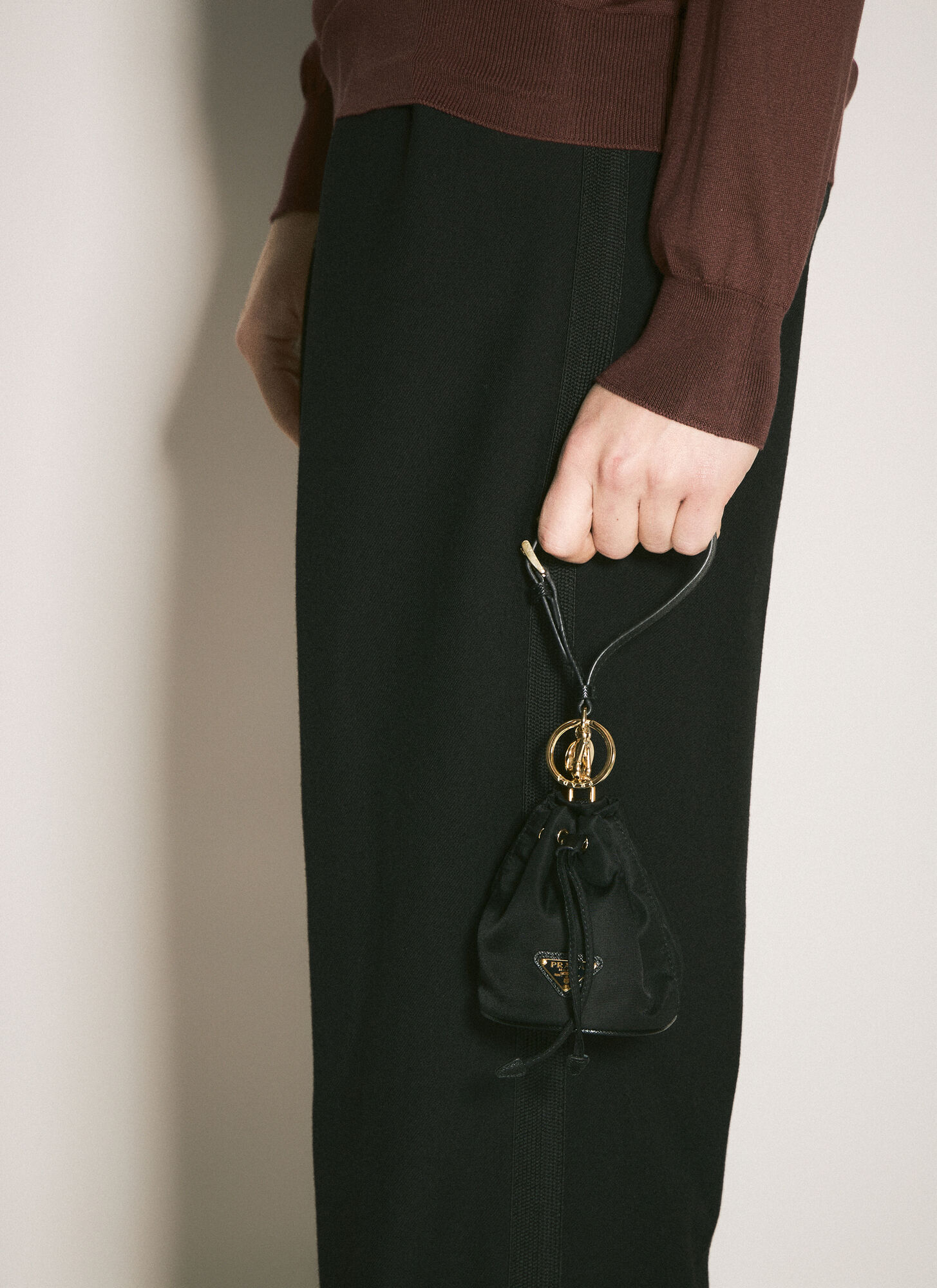 Prada 复刻版 1978 再生尼龙迷你手袋 - Female 迷你包 Black One Size