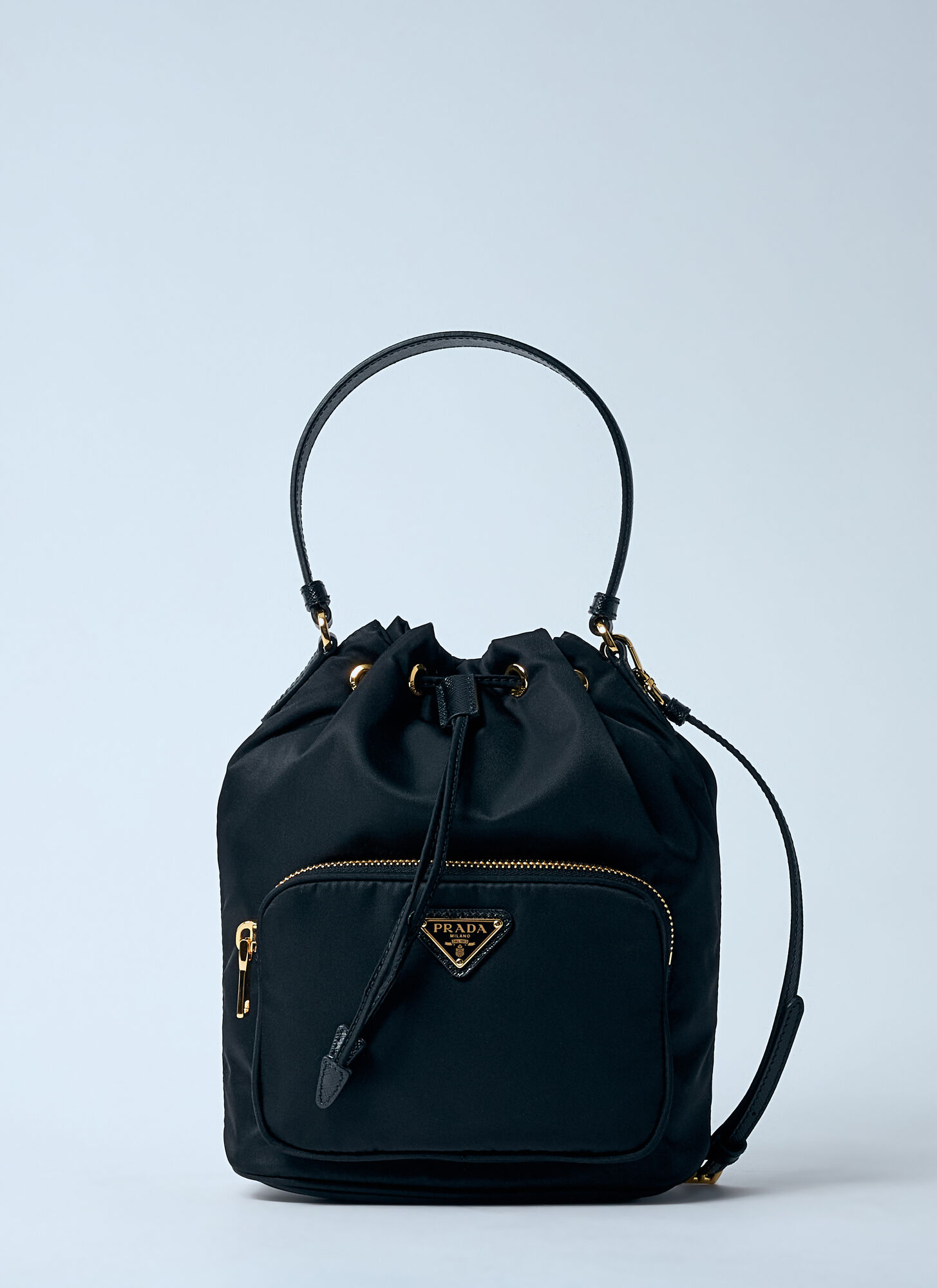 Prada Re-Nylon Bucket Bag - Woman Handbags Black One Size