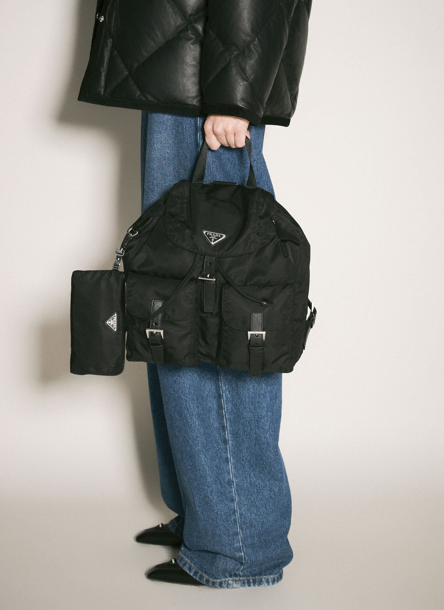  Prada Prada Re-nylon Medium Backpack - Frau Rucksäcke Black One Size 