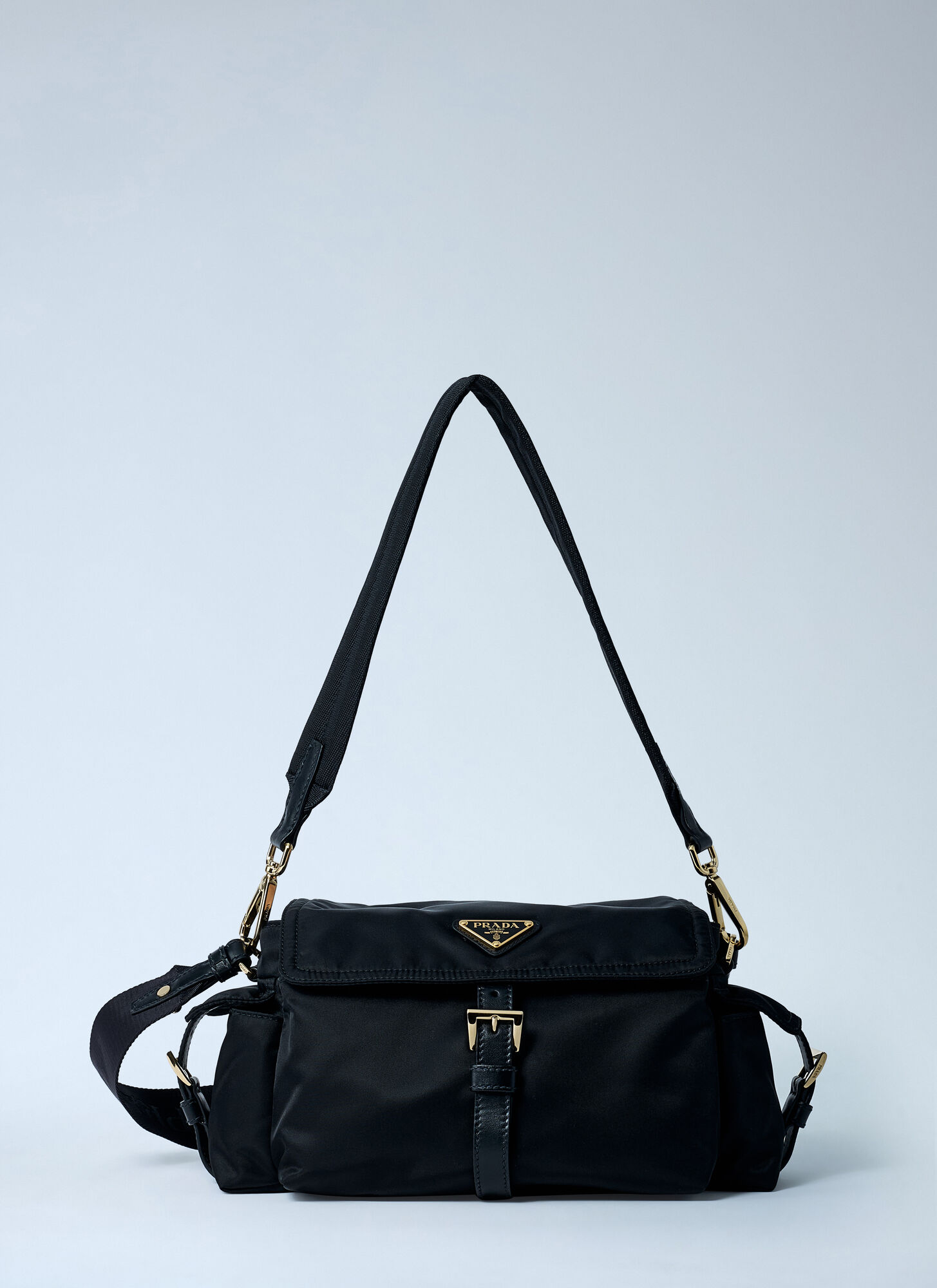 Prada Women's Black Medium Re-Nylon Explore Shoulder Bag - Woman Shoulder Bags One Size