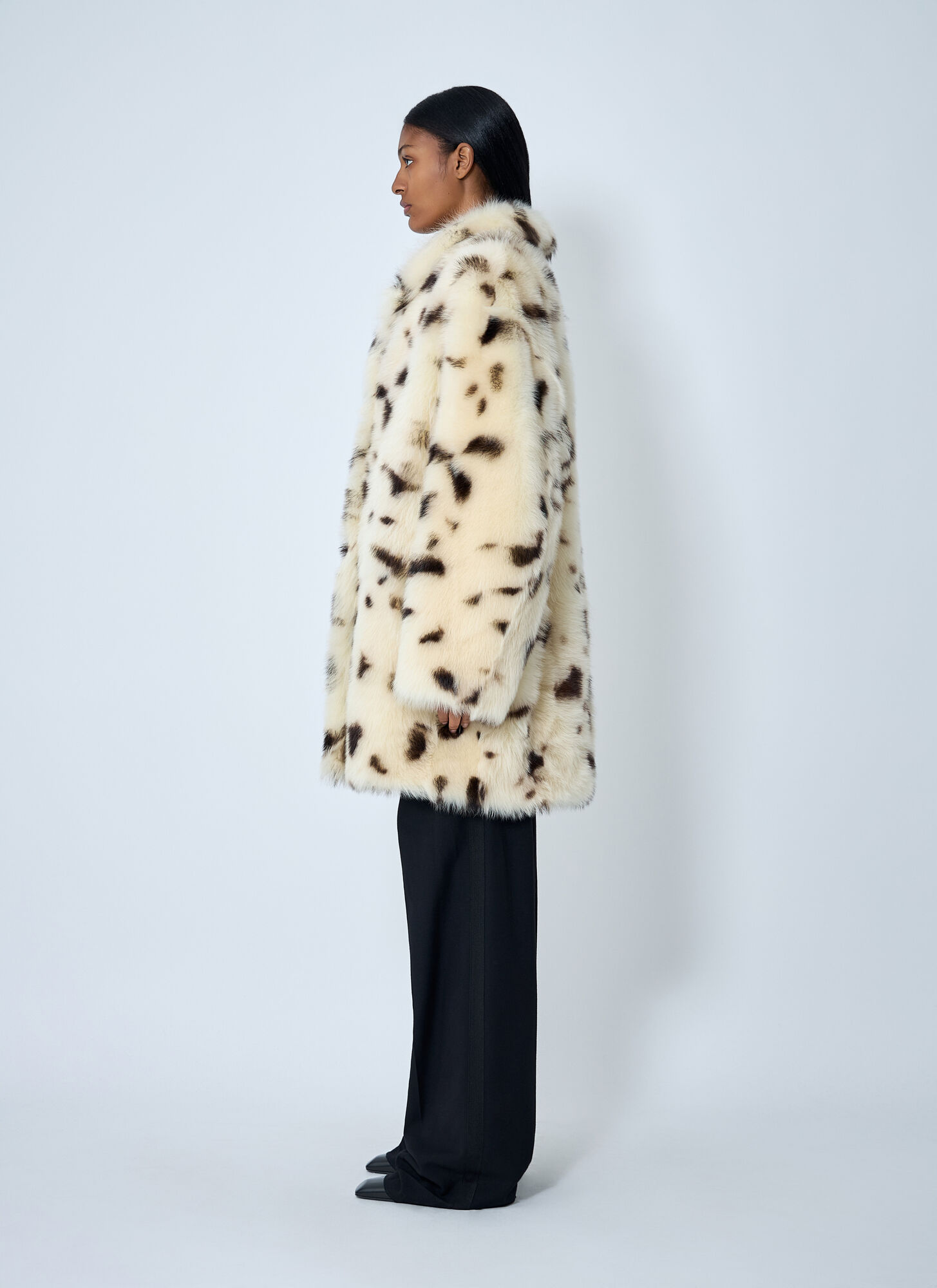  Prada Prada Shearling Coat - Frau Mäntel Black It - 40 