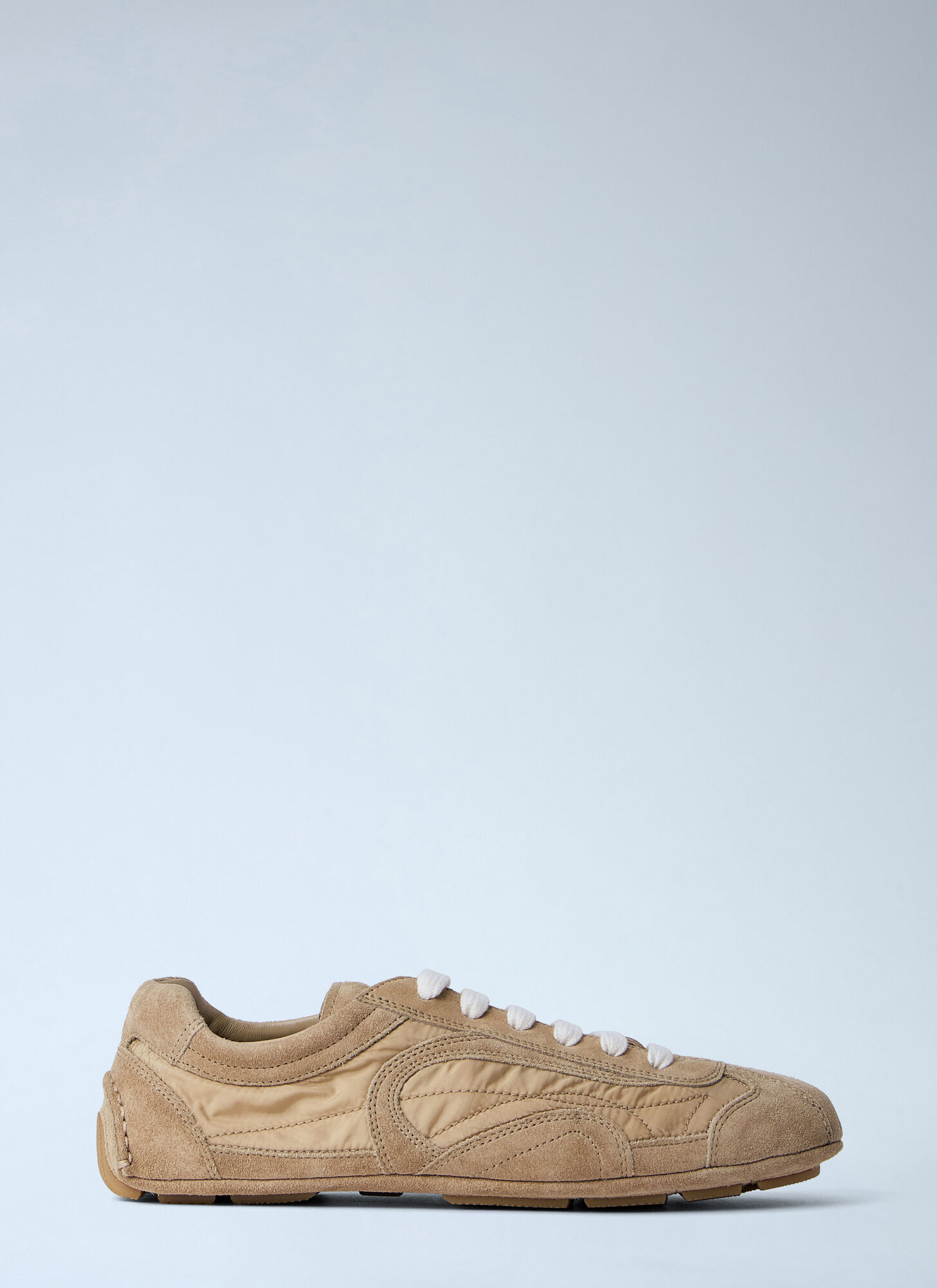 Prada Women's Beige Montecarlo Re-Edition 2005 Sneakers - Woman Sneakers Eu - 38