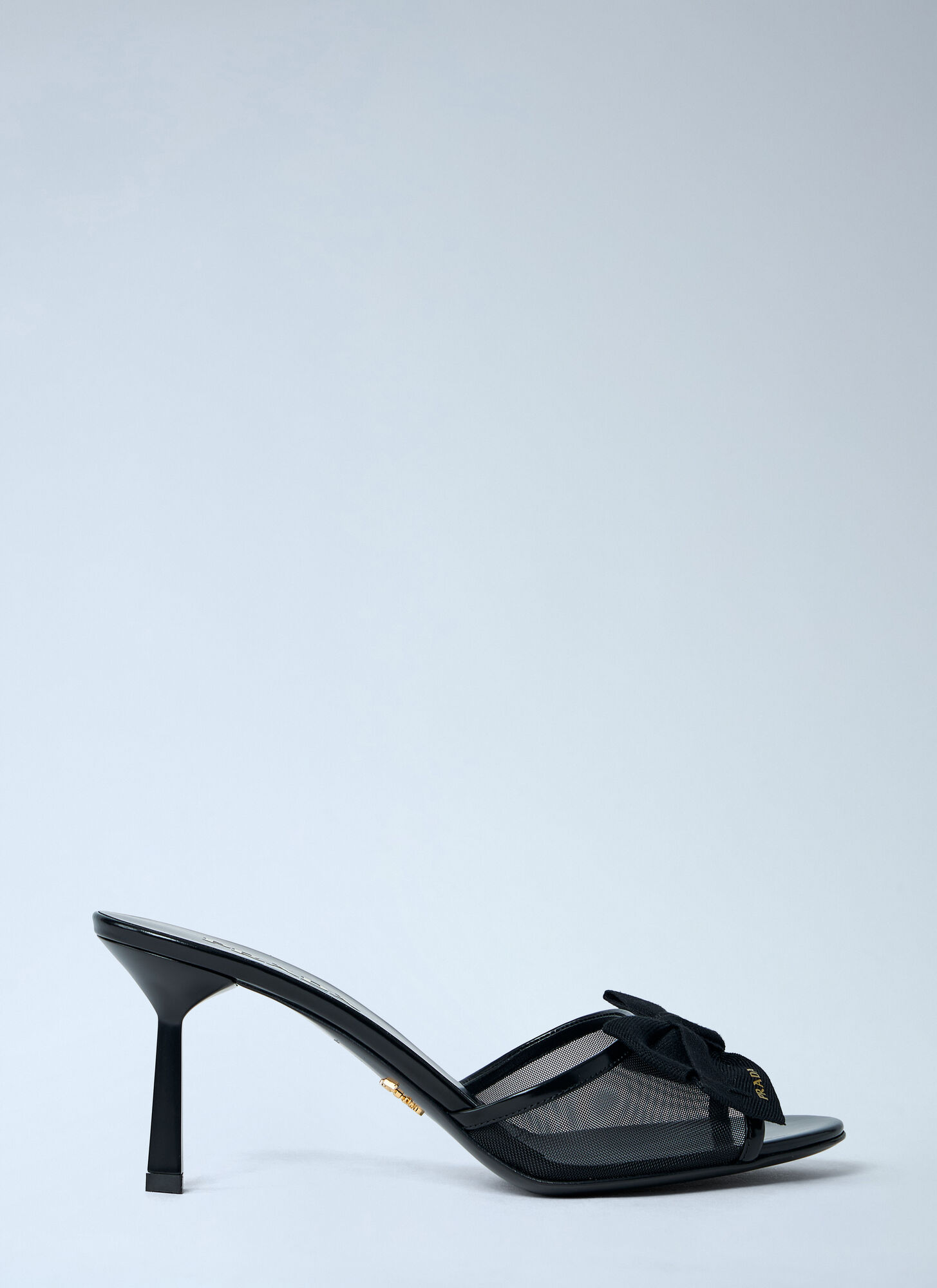 Prada Women's Black Mesh Heels - Woman Heels Eu - 39