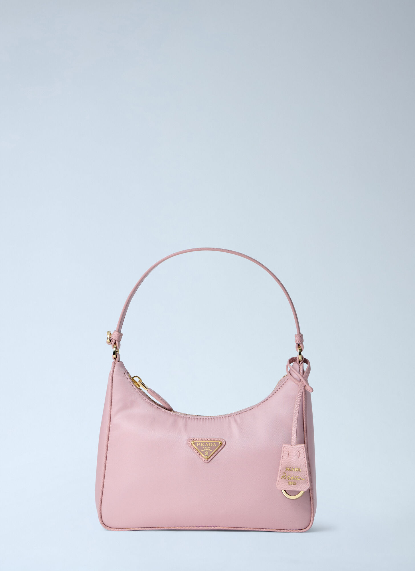 Prada Women's Pink Re-Nylon Shoulder Bag - Woman Shoulder Bags One Size